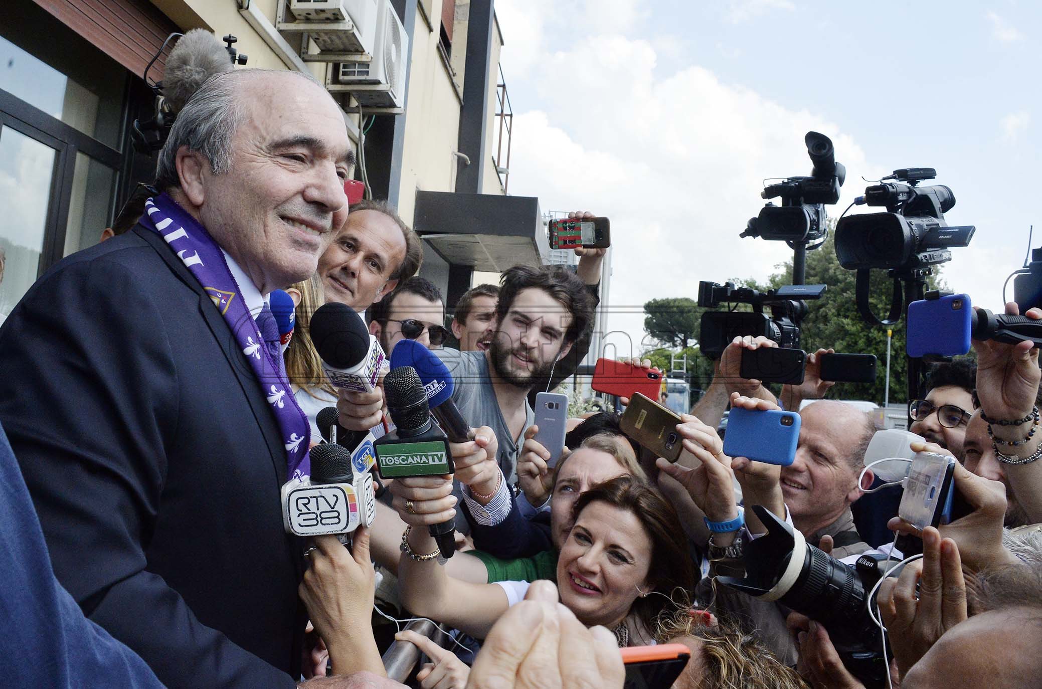 Commisso, le IMMAGINI VI.IT dell'arrivo del nuovo patron della Fiorentina