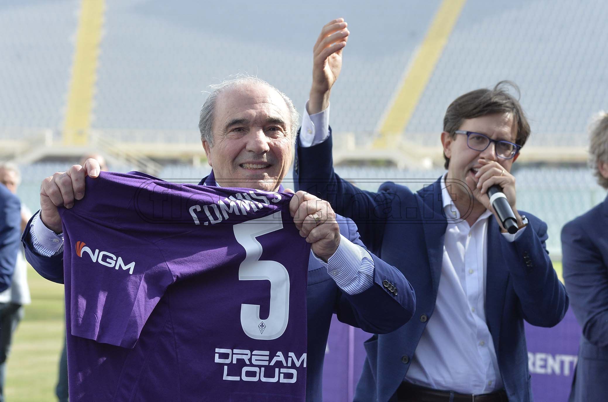 FIORENTINA 07-06-2019 PRESENTAZIONE DI ROCCO COMMISSO AL FRANCHI. GALASSI SILVANO/SILPRESS