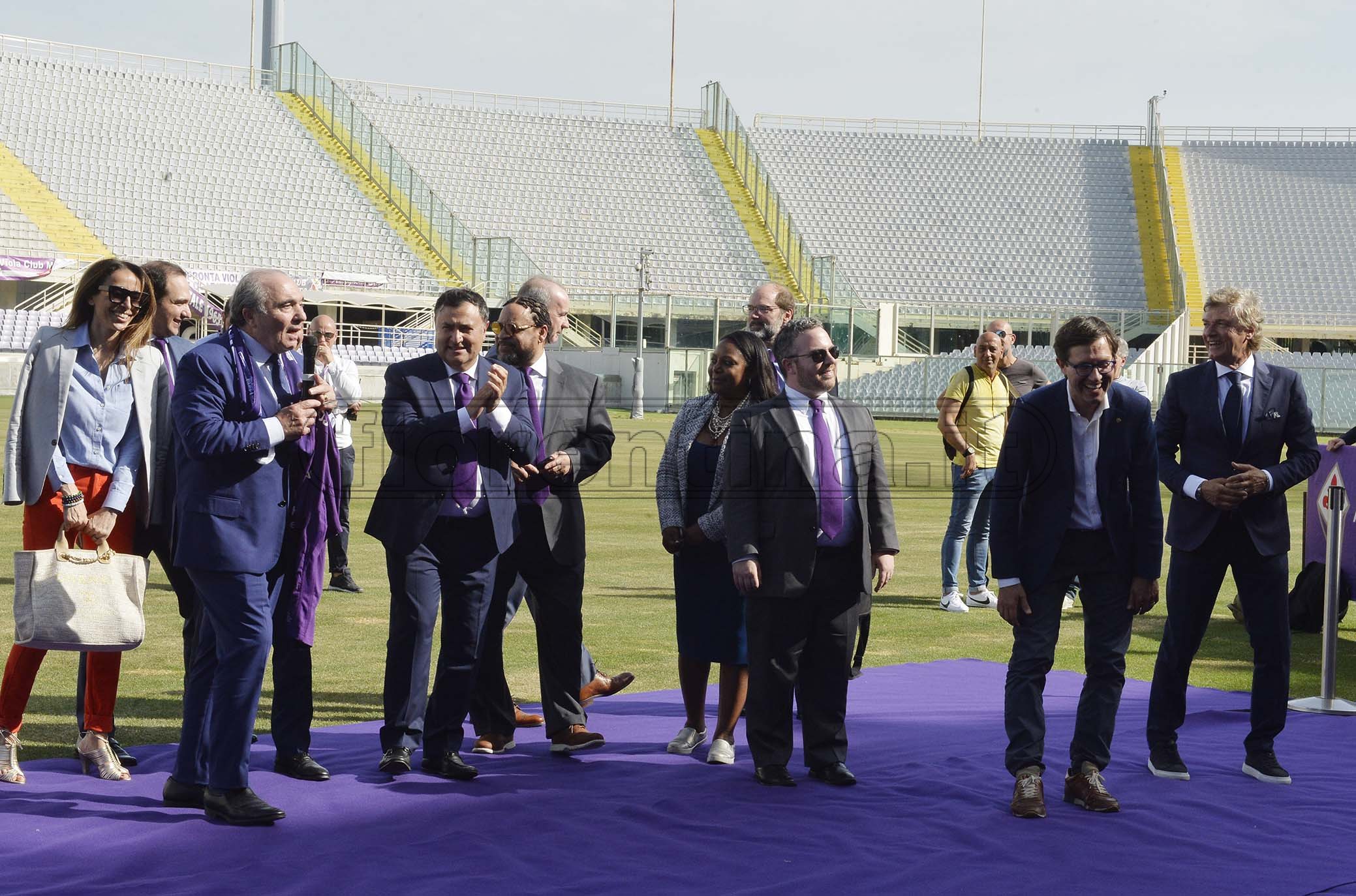 FIORENTINA 07-06-2019 PRESENTAZIONE DI ROCCO COMMISSO AL FRANCHI. GALASSI SILVANO/SILPRESS