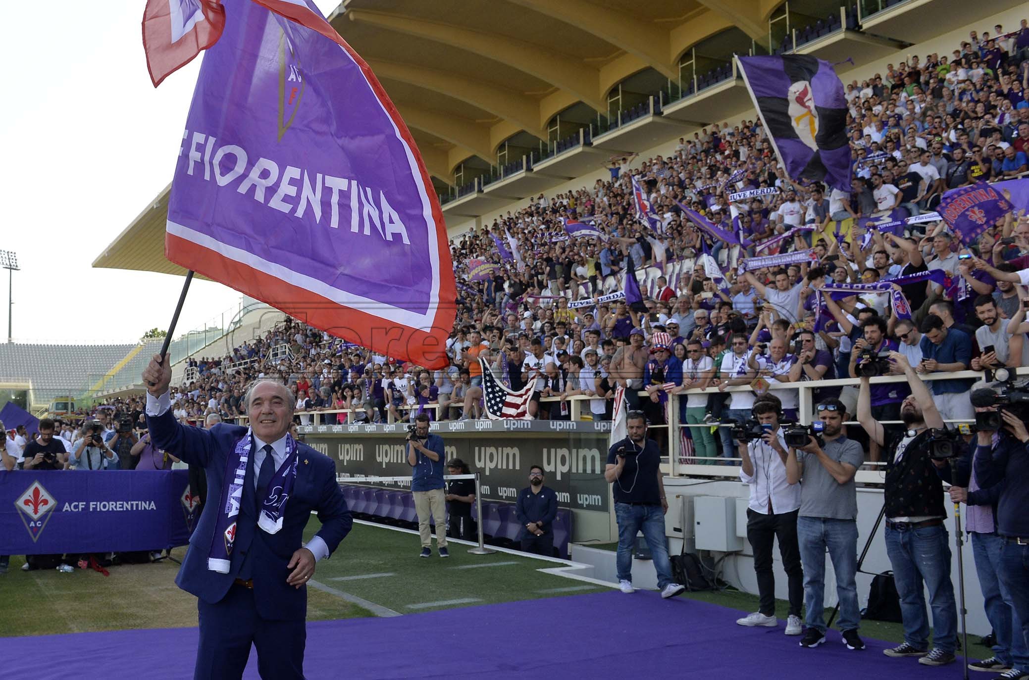 FIORENTINA 07-06-2019 PRESENTAZIONE DI ROCCO COMMISSO AL FRANCHI. GALASSI SILVANO/SILPRESS