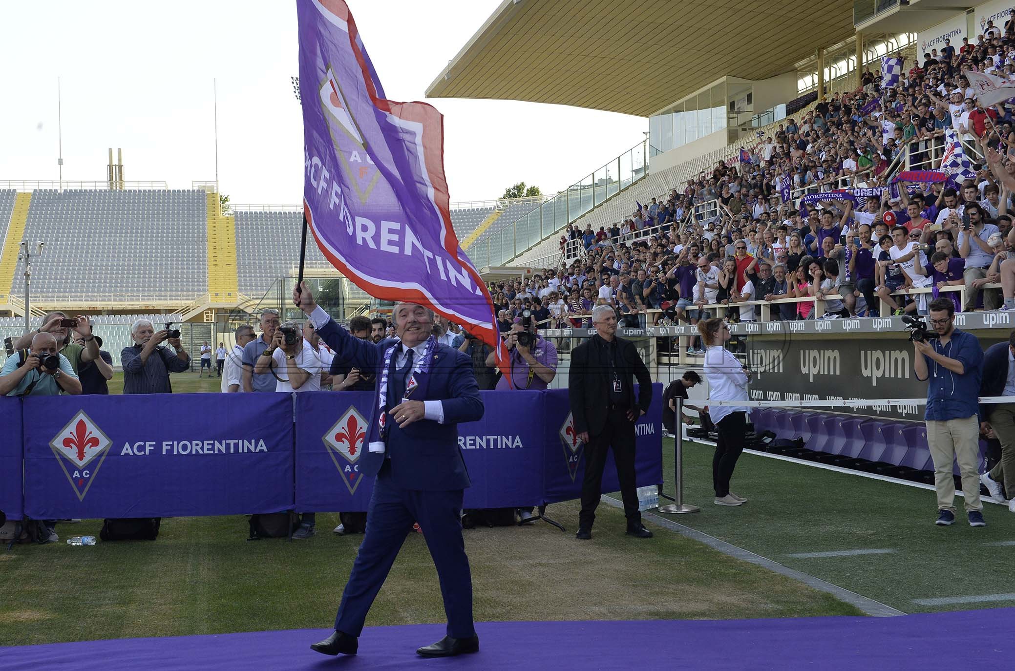 FIORENTINA 07-06-2019 PRESENTAZIONE DI ROCCO COMMISSO AL FRANCHI. GALASSI SILVANO/SILPRESS