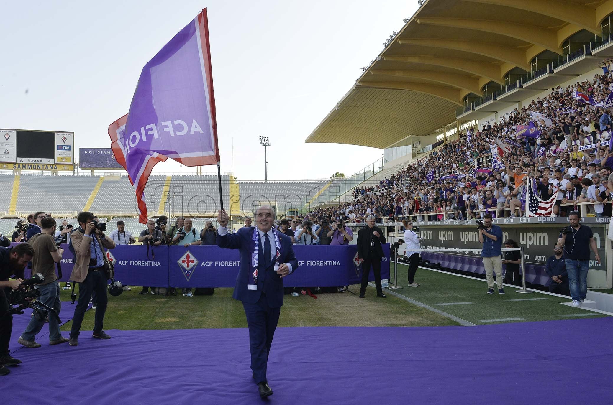 FIORENTINA 07-06-2019 PRESENTAZIONE DI ROCCO COMMISSO AL FRANCHI. GALASSI SILVANO/SILPRESS