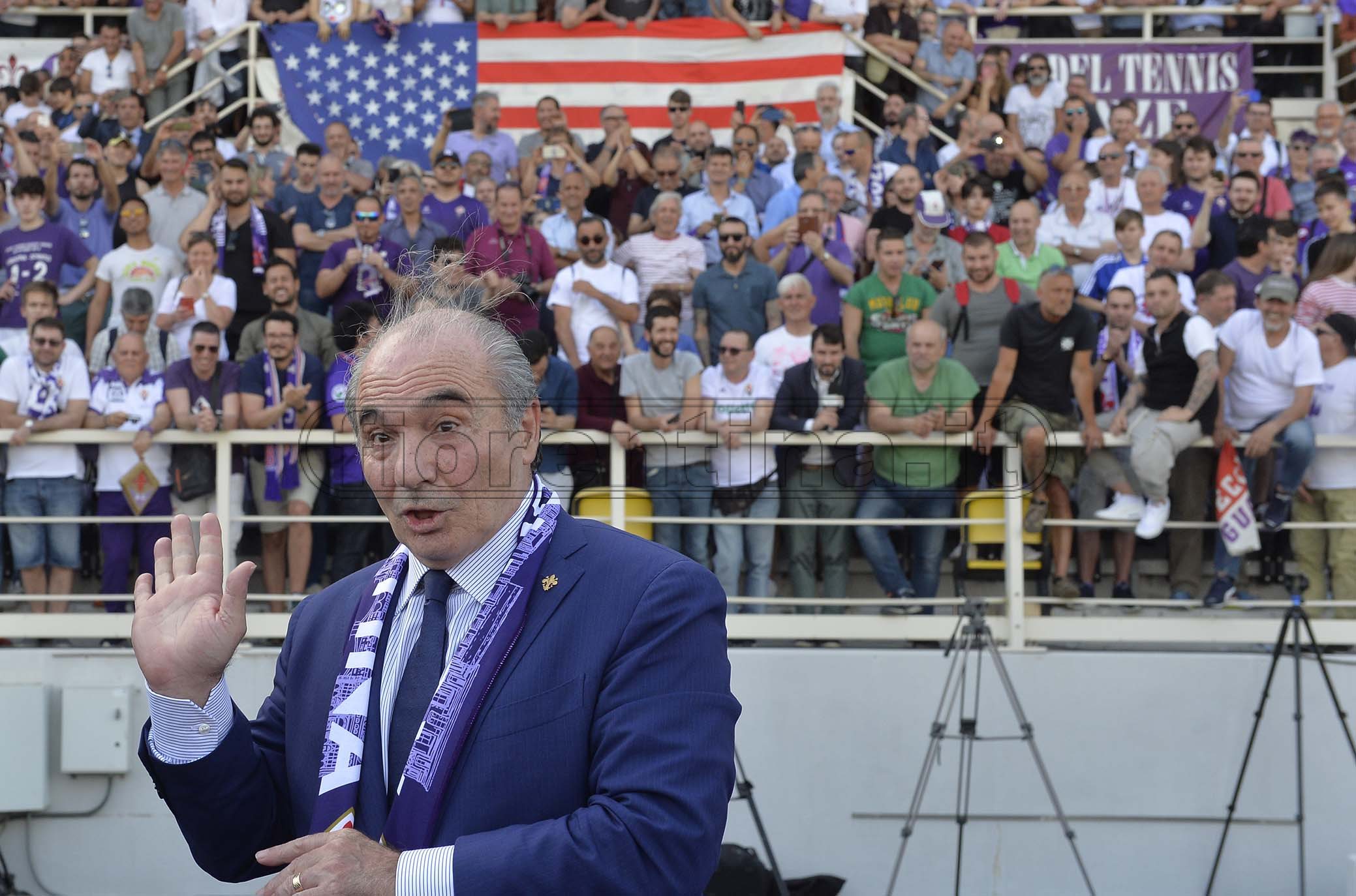 FIORENTINA 07-06-2019 PRESENTAZIONE DI ROCCO COMMISSO AL FRANCHI. GALASSI SILVANO/SILPRESS