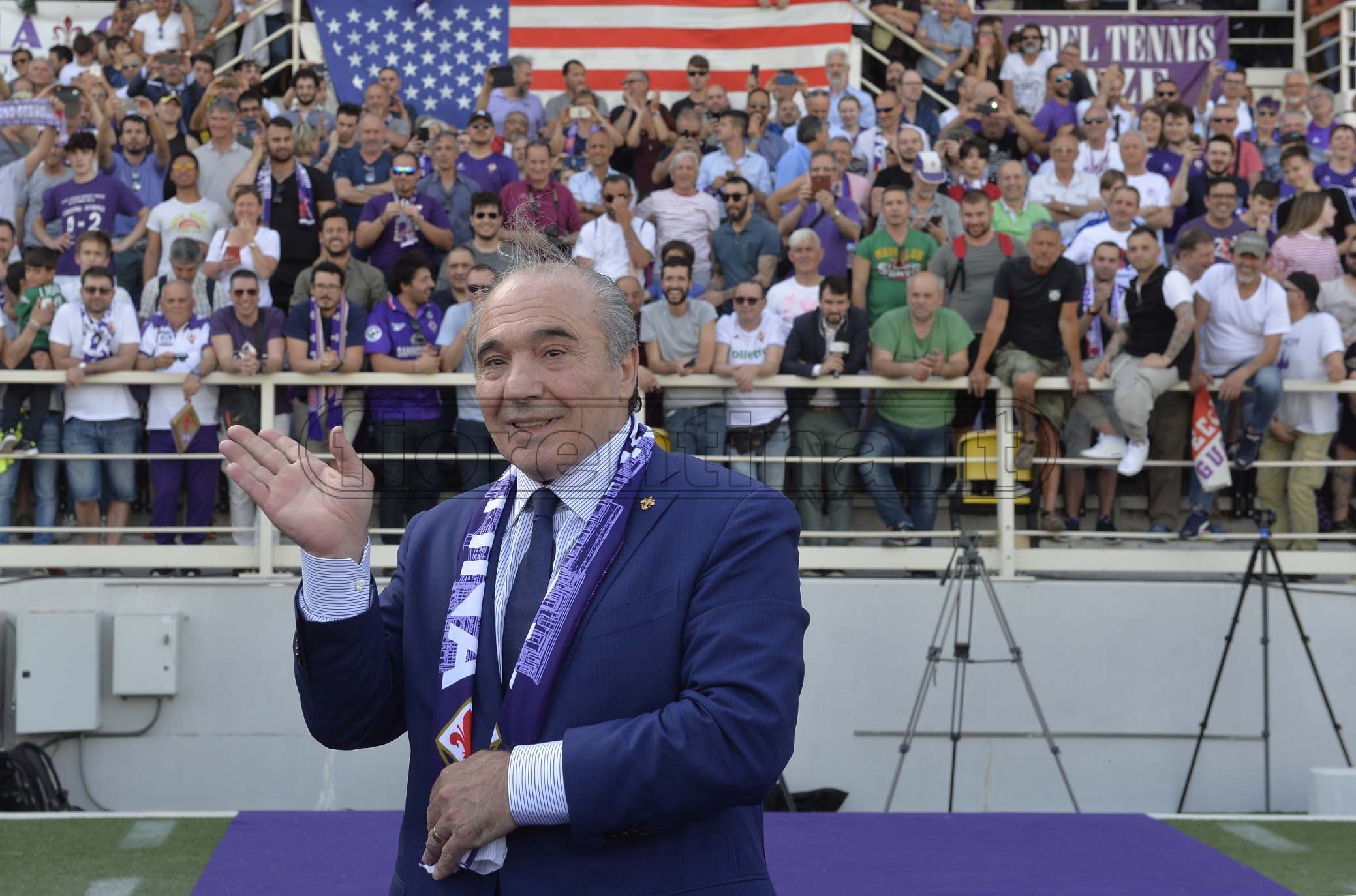 FIORENTINA 07-06-2019 PRESENTAZIONE DI ROCCO COMMISSO AL FRANCHI. GALASSI SILVANO/SILPRESS