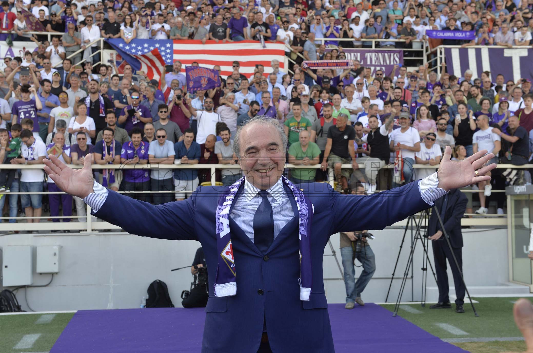 FIORENTINA 07-06-2019 PRESENTAZIONE DI ROCCO COMMISSO AL FRANCHI. GALASSI SILVANO/SILPRESS