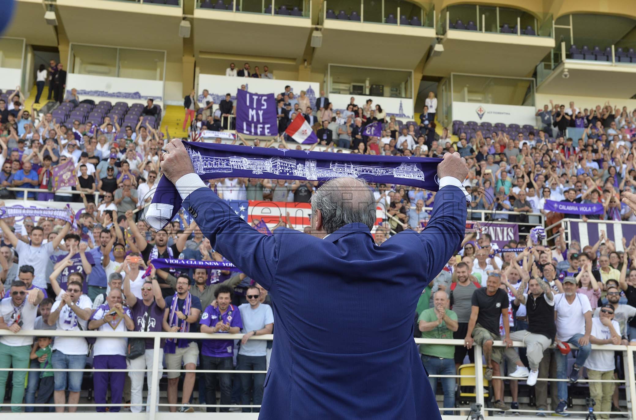 FIORENTINA 07-06-2019 PRESENTAZIONE DI ROCCO COMMISSO AL FRANCHI. . GALASSI SILVANO/SILPRESS