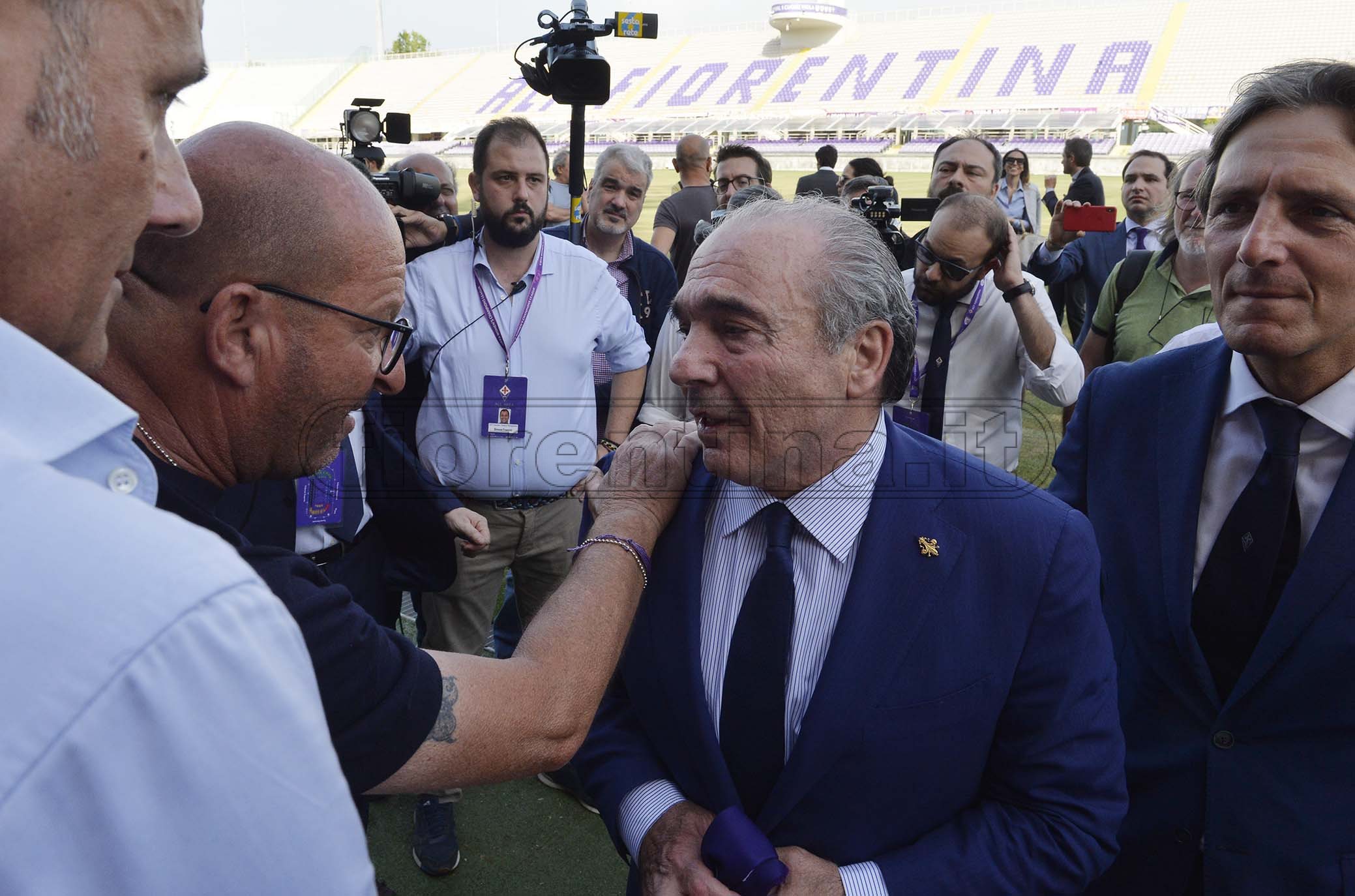 FIORENTINA 07-06-2019 PRESENTAZIONE DI ROCCO COMMISSO AL FRANCHI. GALASSI SILVANO/SILPRESS