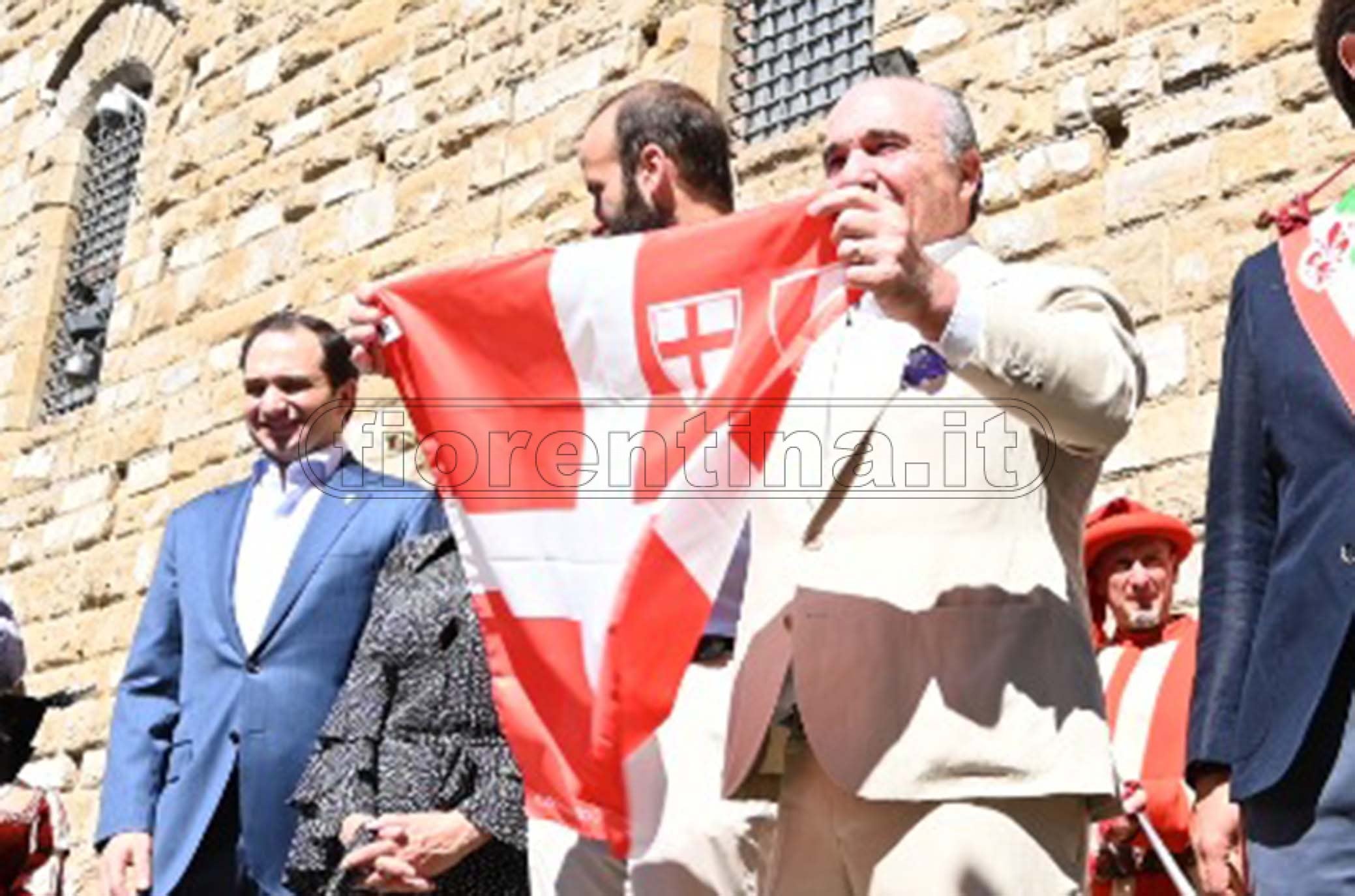 89C7D85B-DC36-4CBC-84D3-CALCIO STORICO FIORENTINO 24-06-2019 ROCCO COMMISSO IN PIAZZA DELLA SIGNORIA. GALASSI SILVANO/SILPRESS