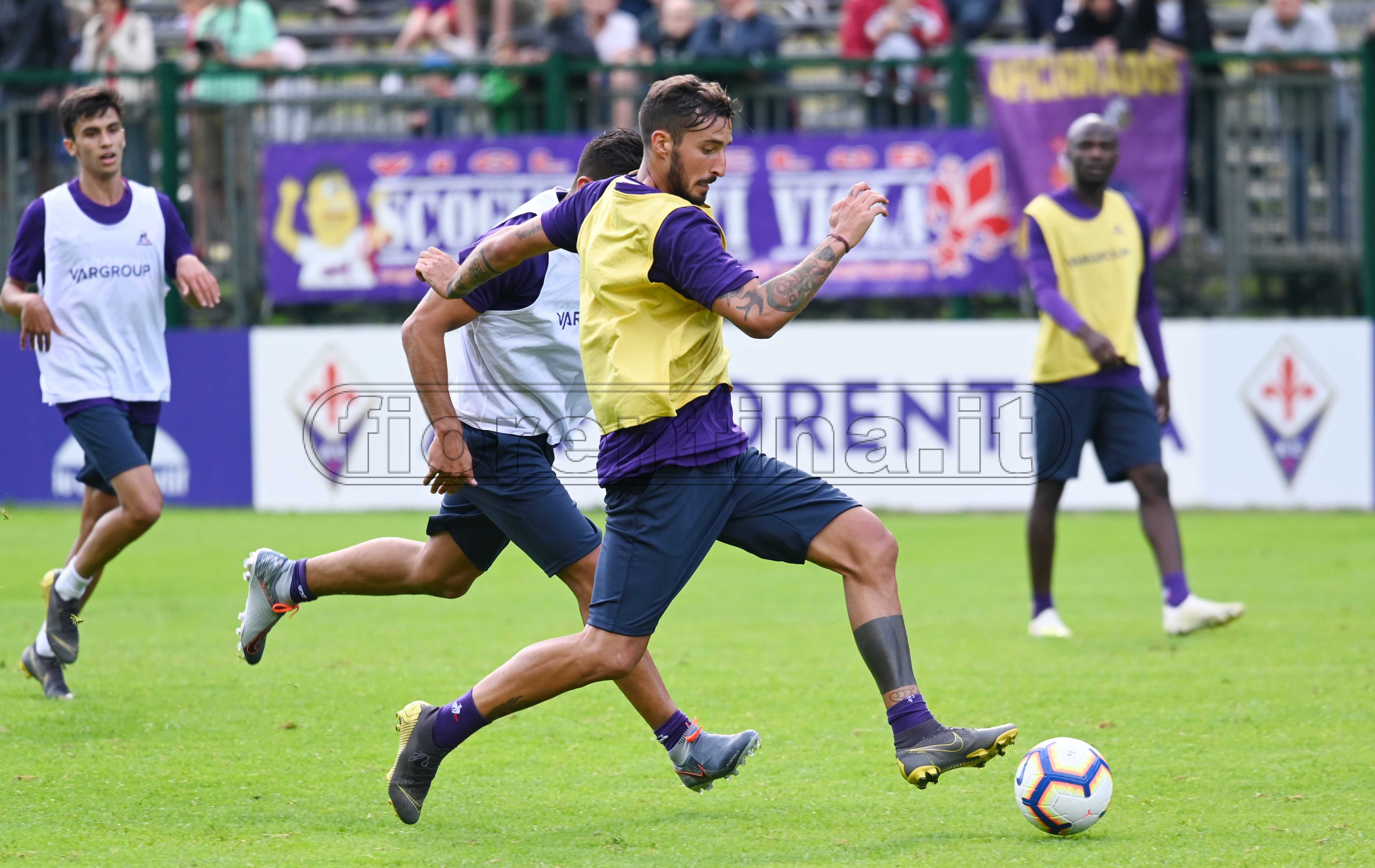 FIORENTINA 07-07-2019 RITIRO DI MOENA. FEDERICO CECCHERINI. GALASSI SILVANO/SILPRERSS