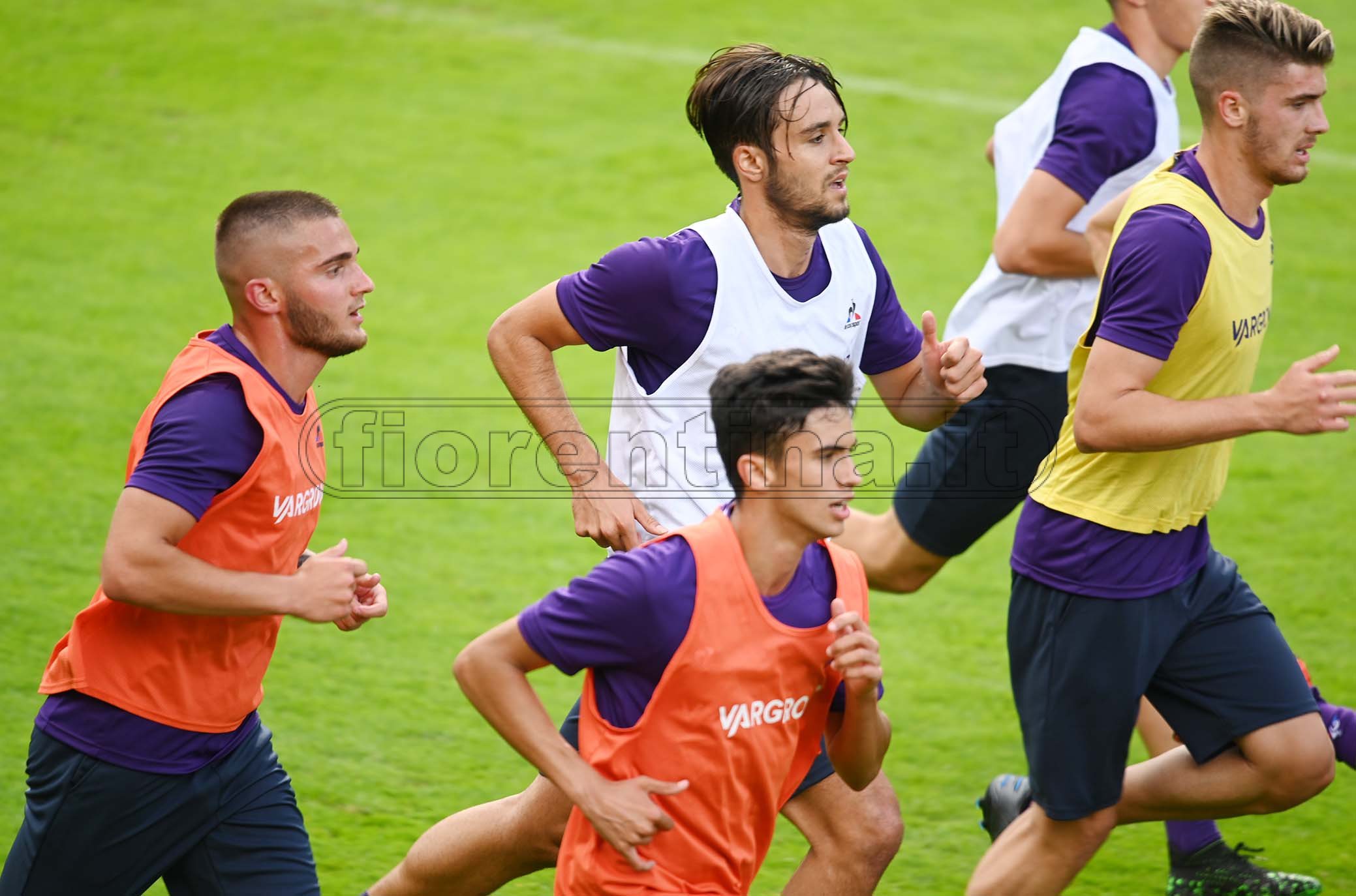 FIORENTINA 07-07-2019 RITIRO DI MOENA. GRUPPO DURANTE ALLENAMENTO. GALASSI SILVANO/SILPRERSS