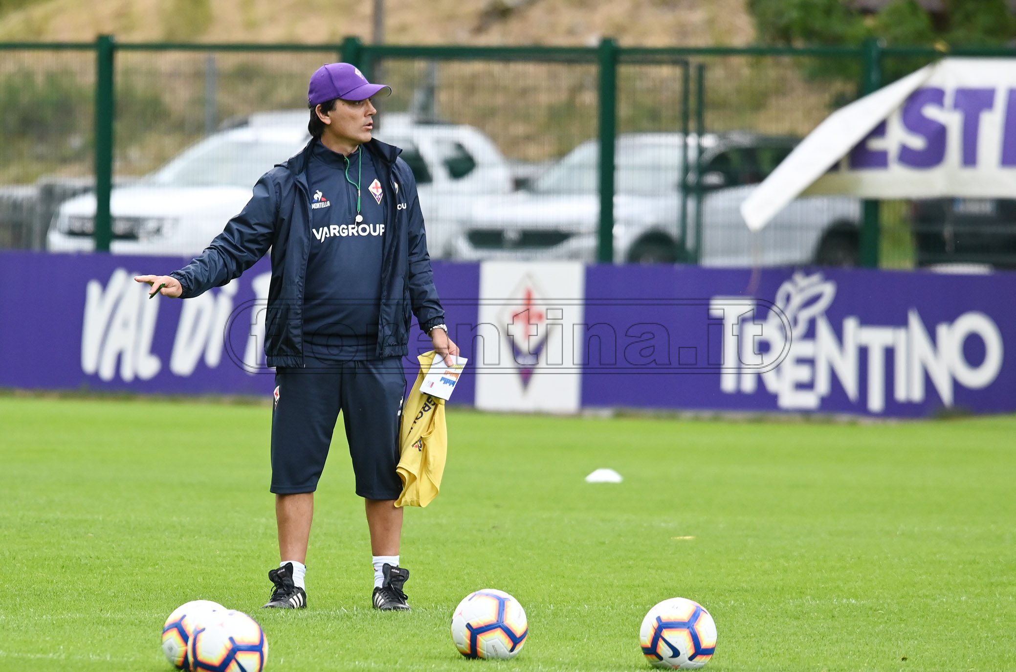 FIORENTINA 07-07-2019 RITIRO DI MOENA. VINCENZO MONTELLA. GALASSI SILVANO/SILPRERSS