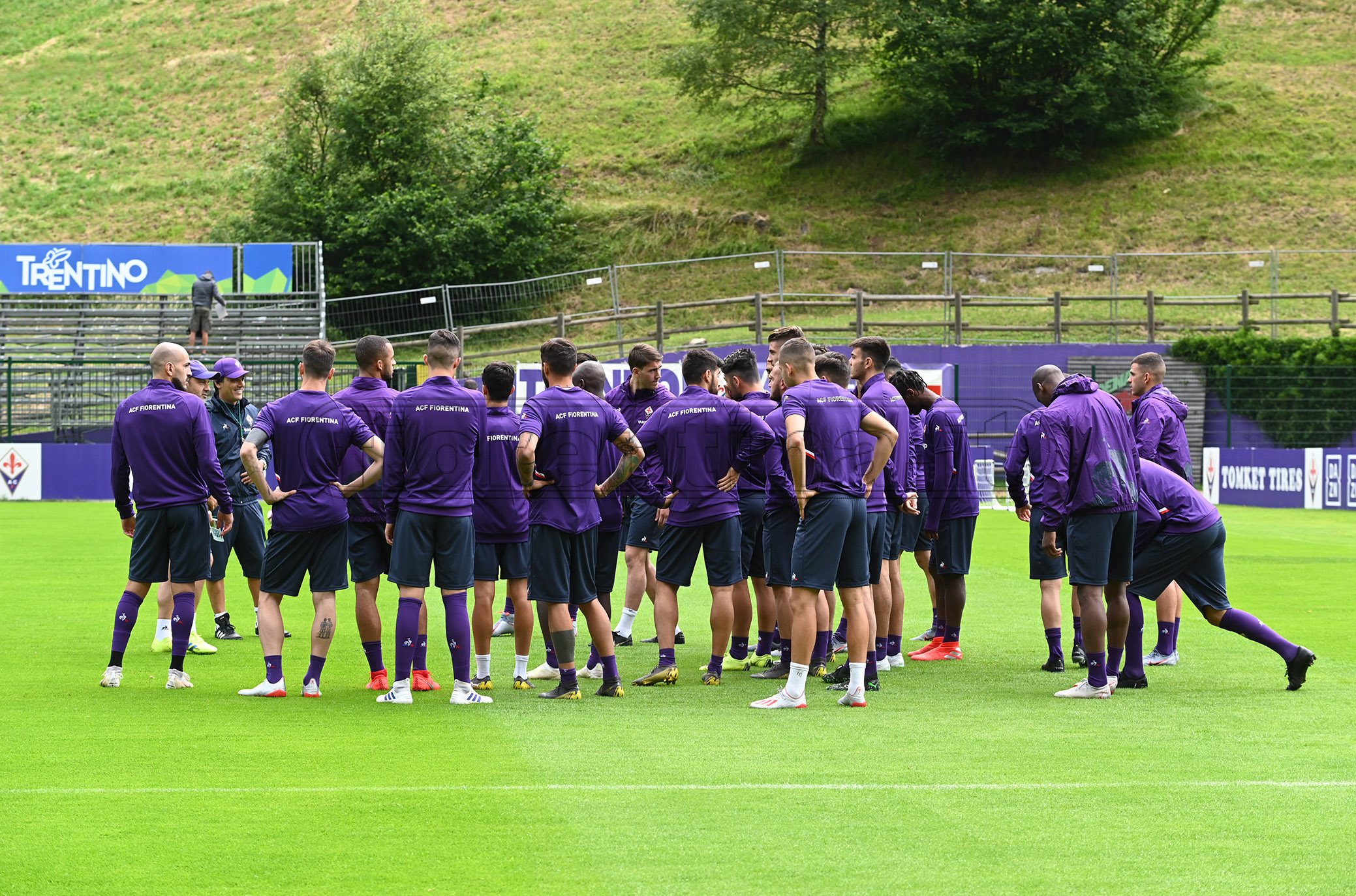FIORENTINA 07-07-2019 RITIRO DI MOENA. GRUPPO. GALASSI SILVANO/SILPRERSS