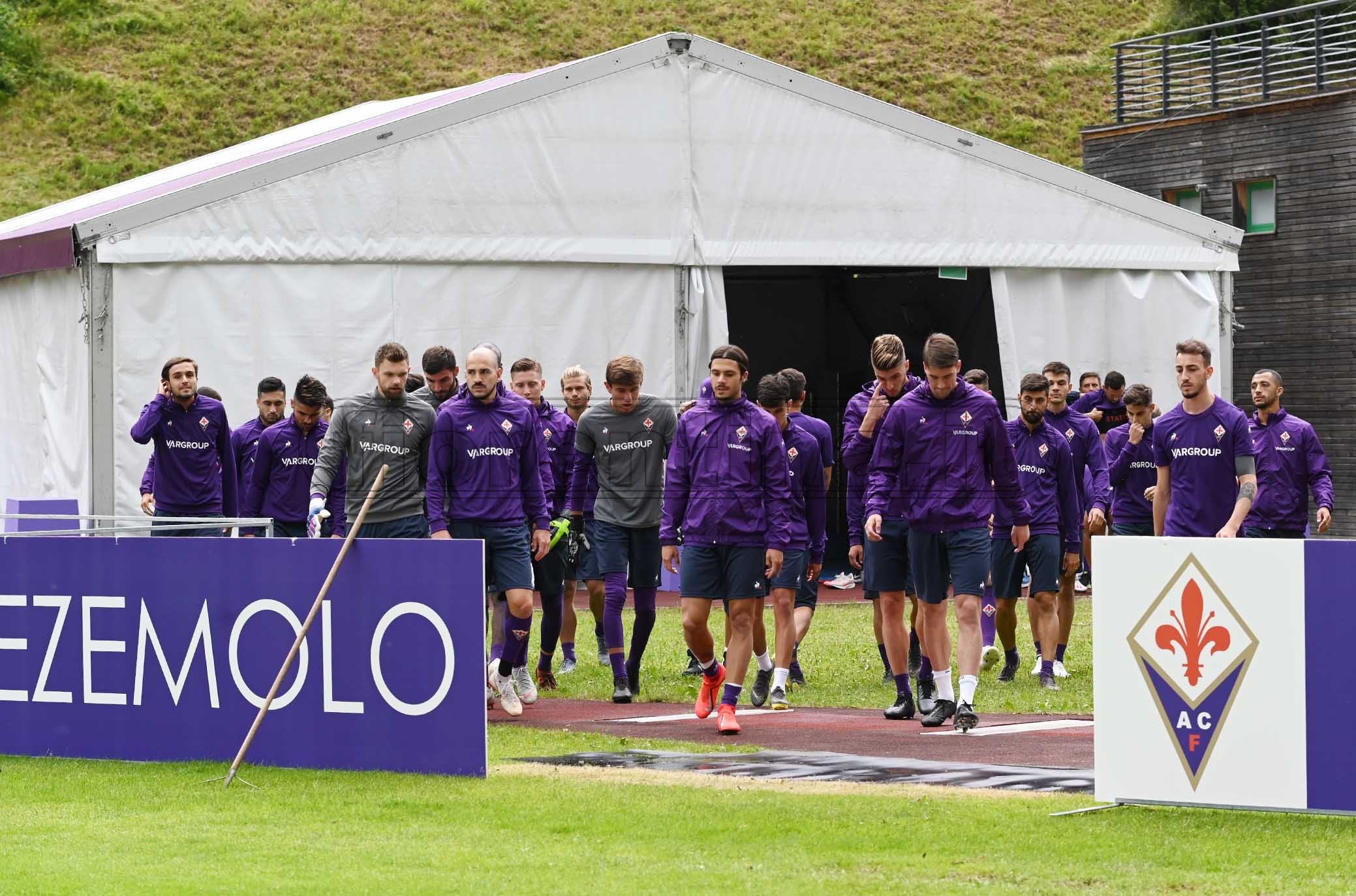 FIORENTINA 07-07-2019 RITIRO DI MOENA. GRUPPO. GALASSI SILVANO/SILPRERSS