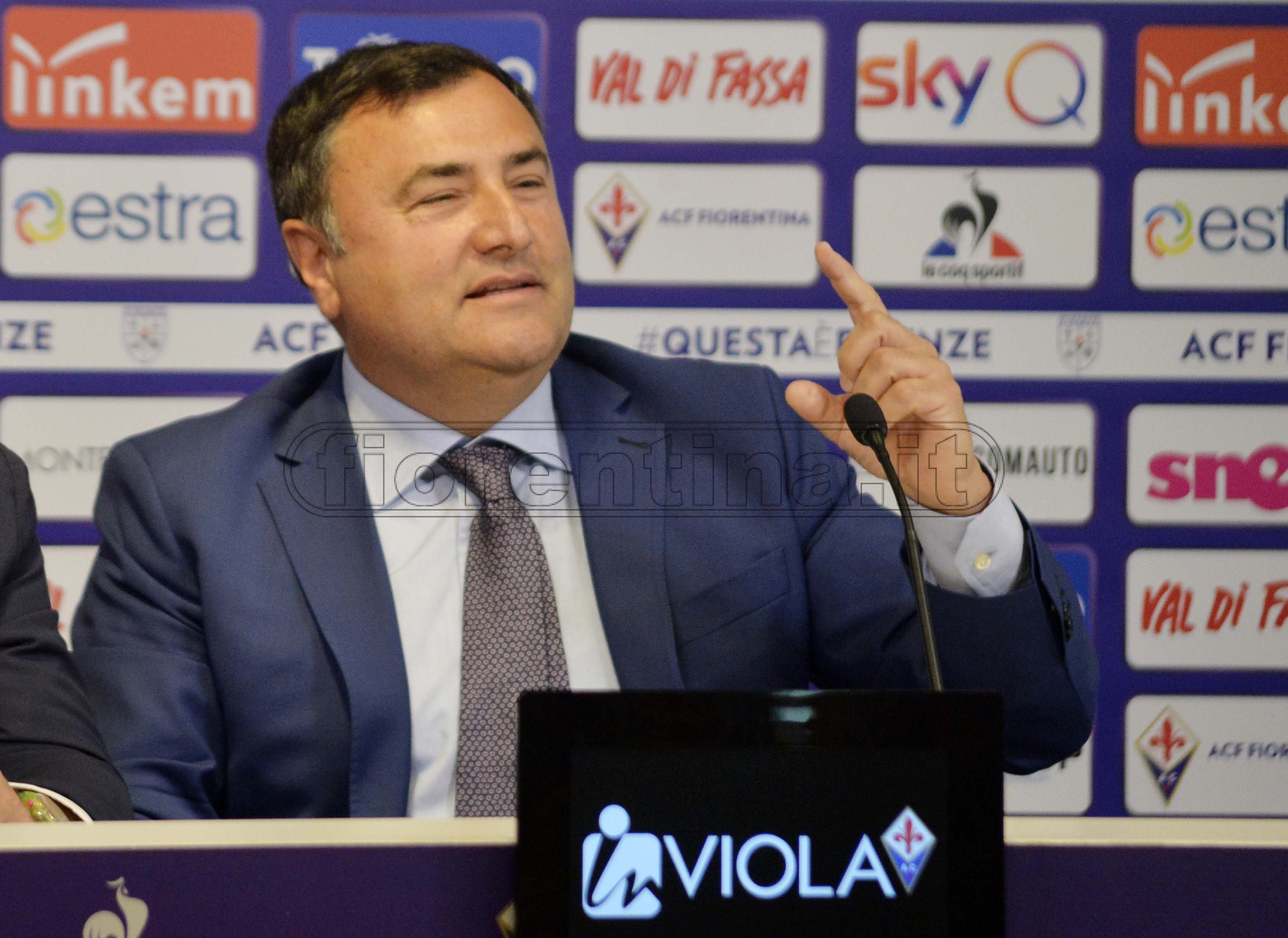 Ancora Barone: "Vogliamo coprire il Franchi. Lega? Per ora ho solo ascoltato, ma..."