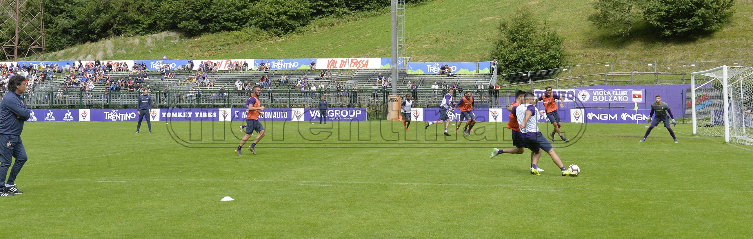 FIORENTINA 12-07-2019 RITIRO DI MOENA. ALLENAMNETO. GALASSI SILVANO/SILPRESS