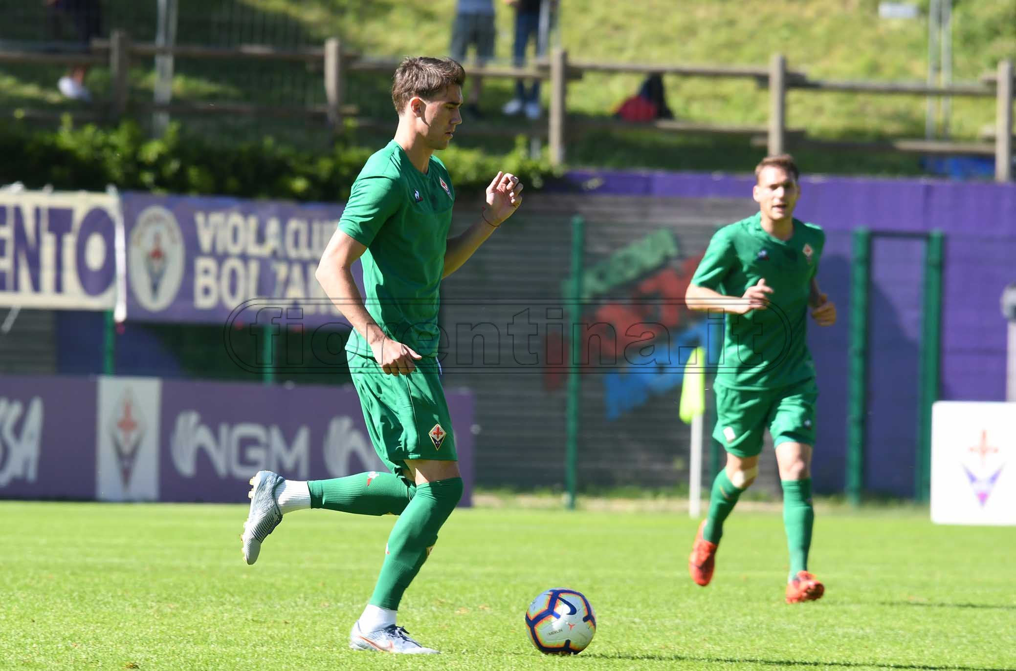 FIORENTINA-VAL DI FASSA TIM 10-07-2019 VLAHOVIC GALASSI SILVANO/SILPRESS