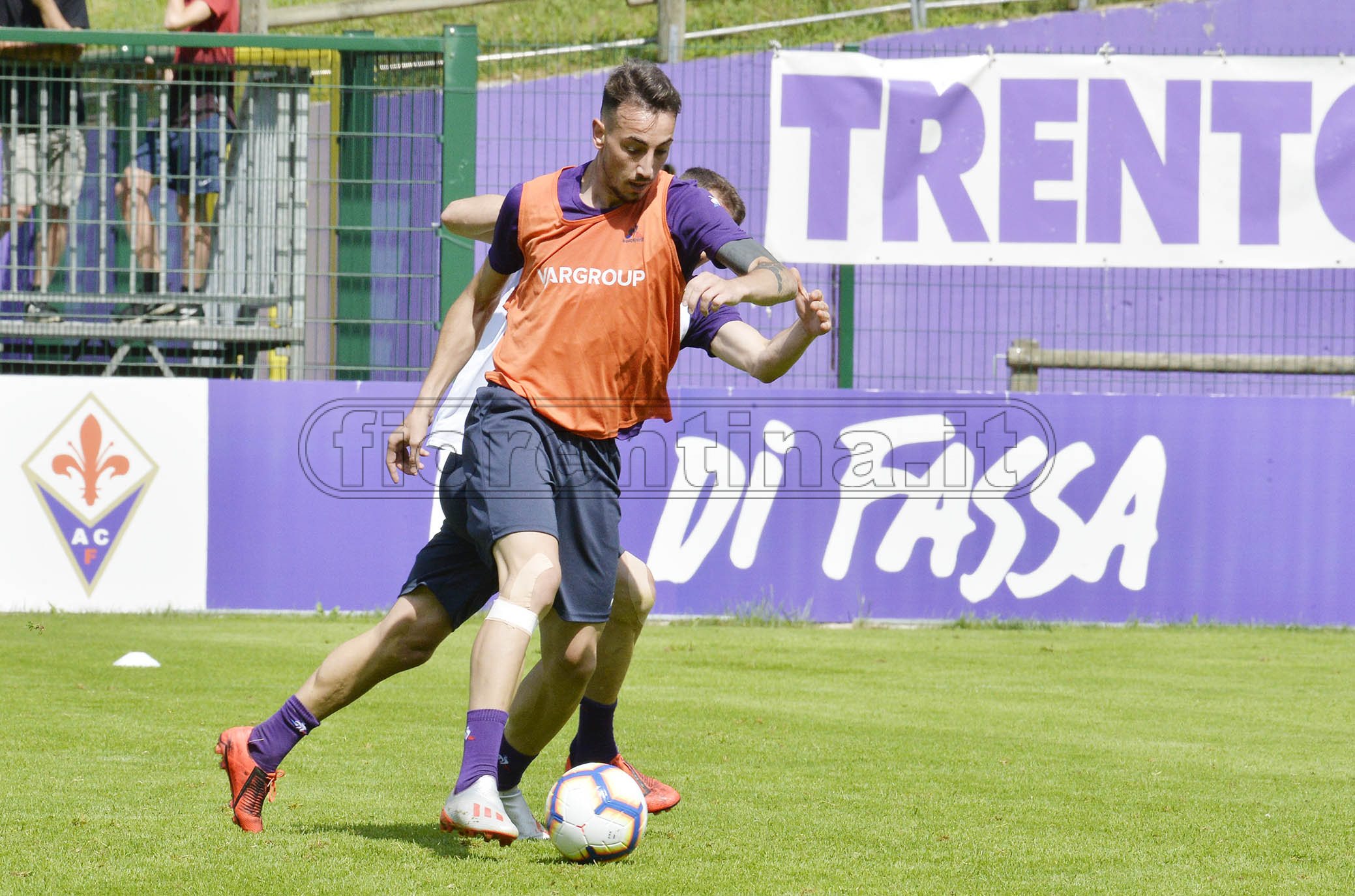 FIORENTINA 12-07-2019 RITIRO DI MOENA GAETANO CASTROVILLI. GALASSI SILVANO/SILPRESS