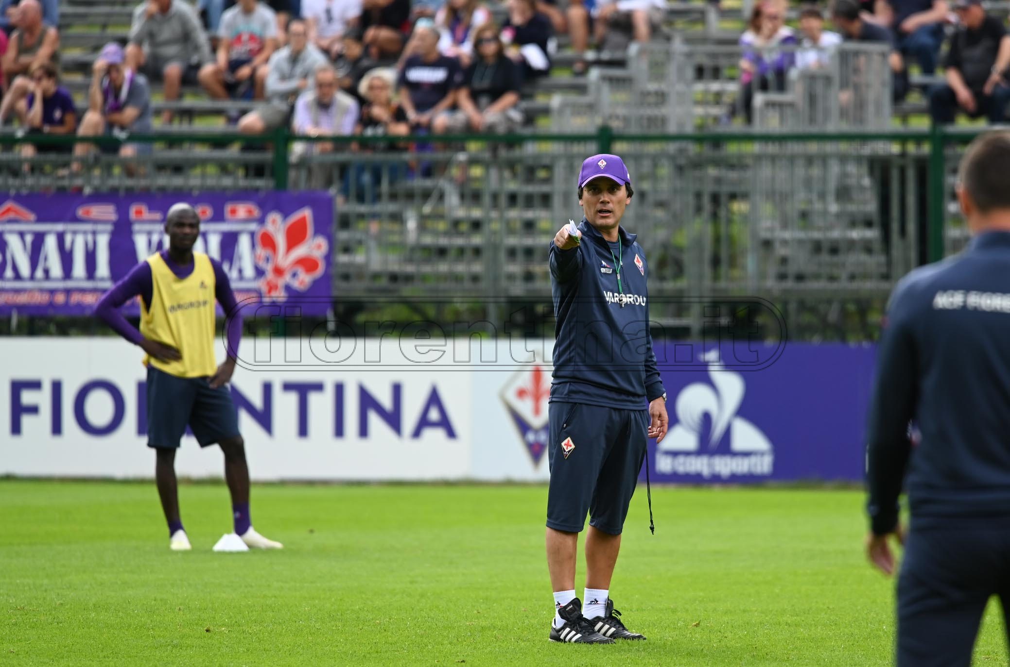 Moena, Montella stamani ha provato la formazione per affrontare il Val di Fassa Team