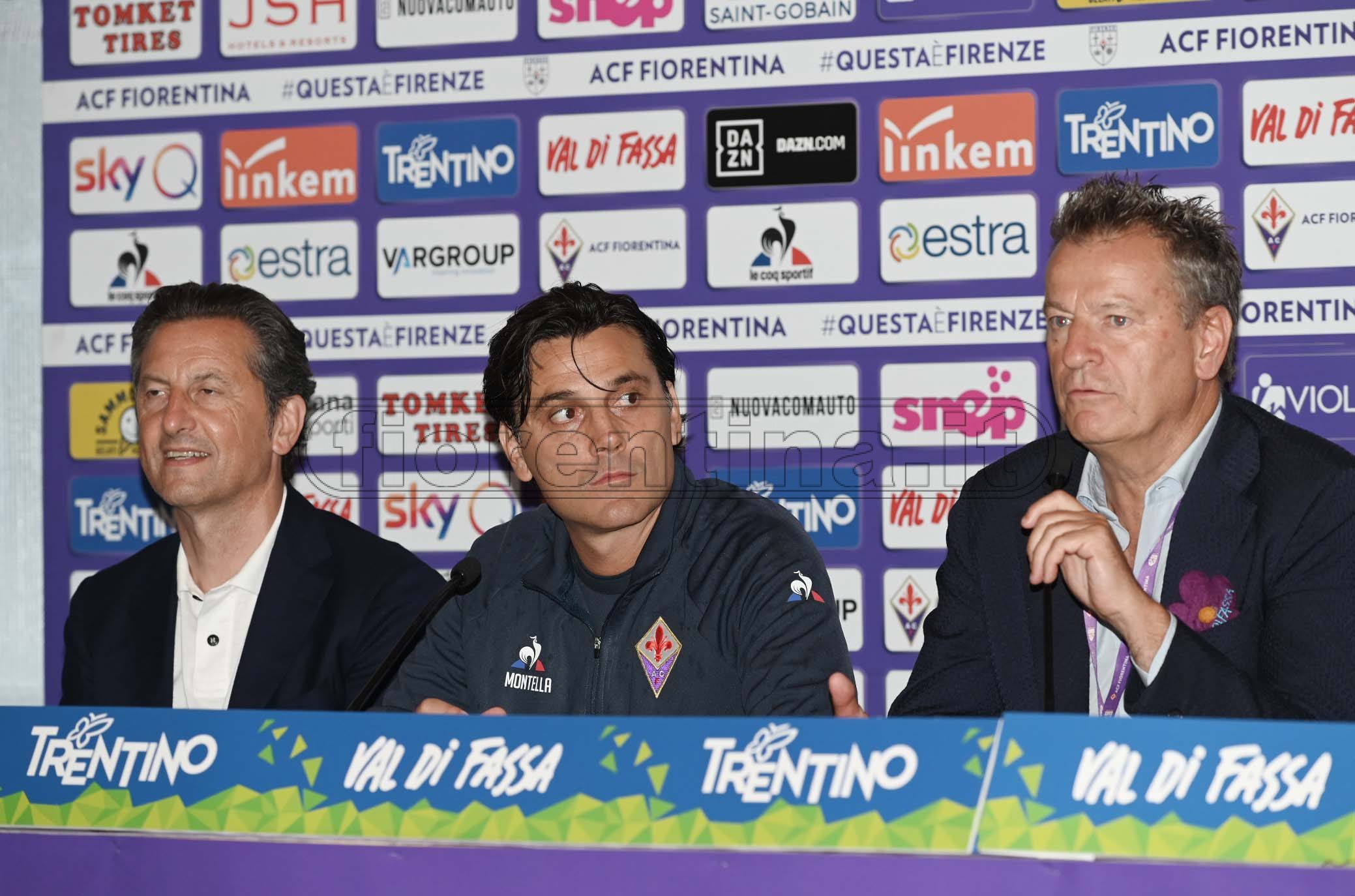 Moena, presentazione del ritiro: "Contenti che la Fiorentina abbia rispettato gli accordi"