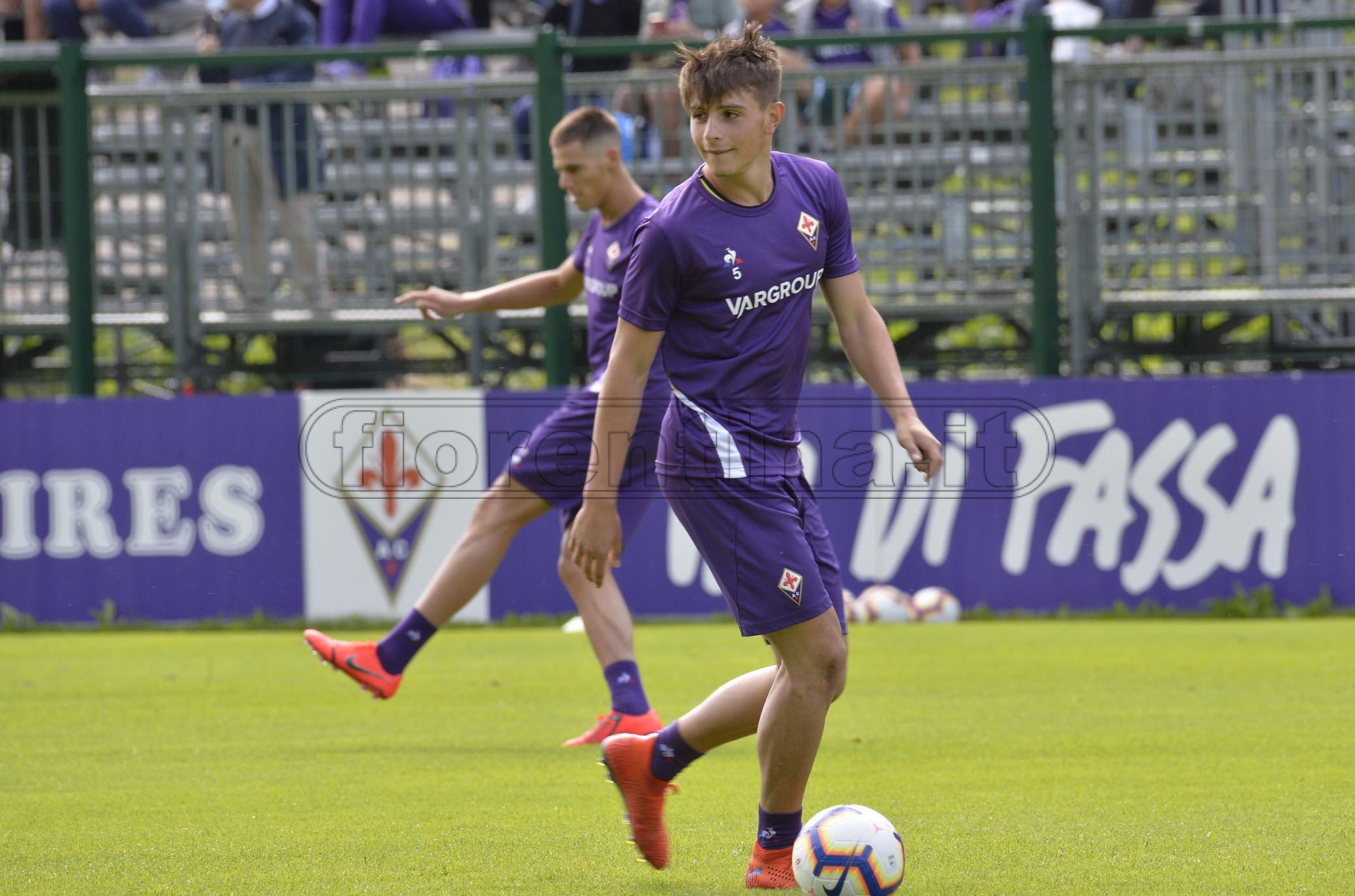 FIORENTINA 13-07-2019 RITIRO DI MOENA. FEDERICO SIMONTI . GALASSI SILVANO/SILPRES