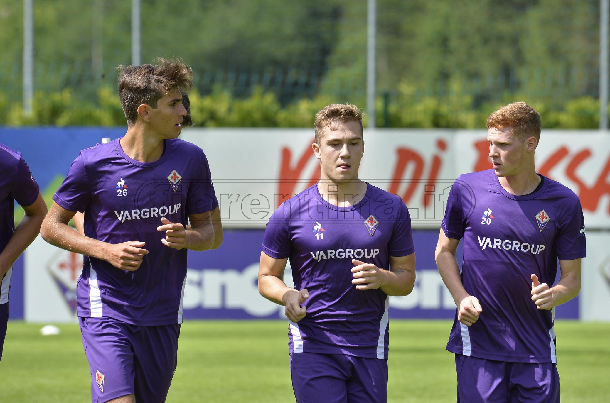 FIORENTINA 13-07-2019 RITIRO DI MOENA. GRUPPO IN ALLENAMENTO. GALASSI SILVANO/SILPRESS