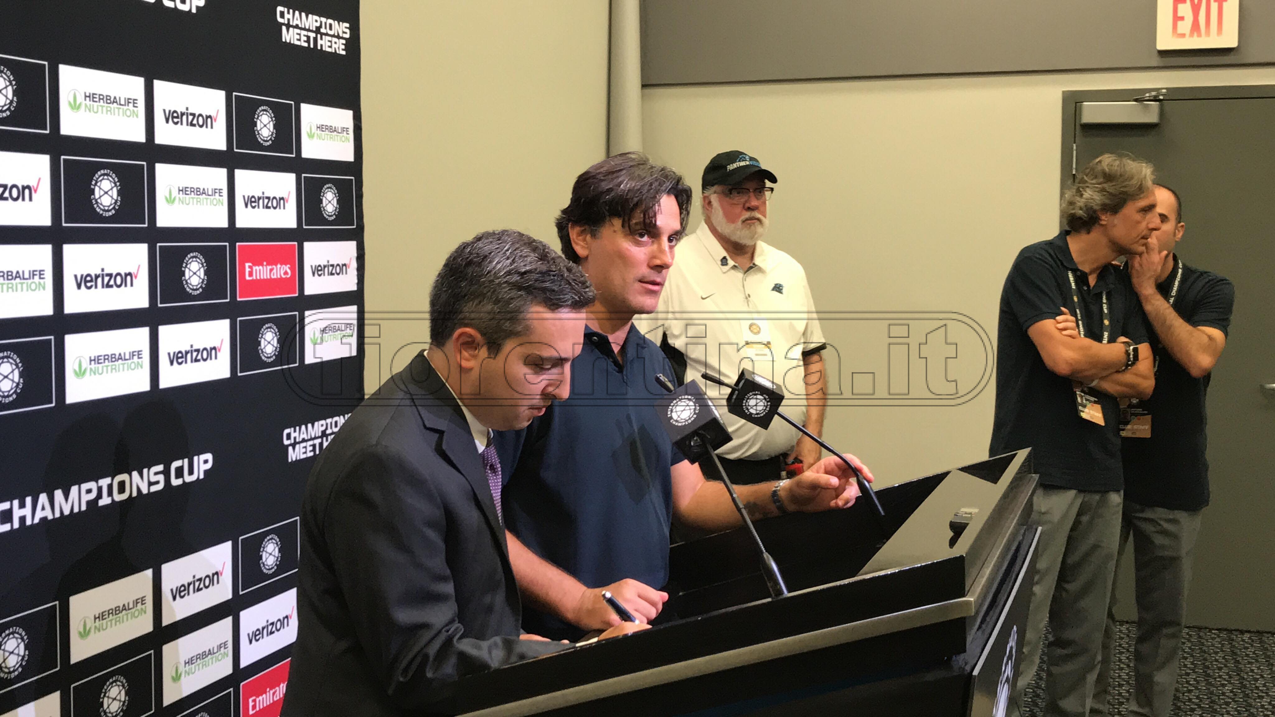 Montella: "Mi è piaciuto l'atteggiamento della squadra. Mercato? E' chiaro che serve qualcosa" (VIDEO VI.IT)