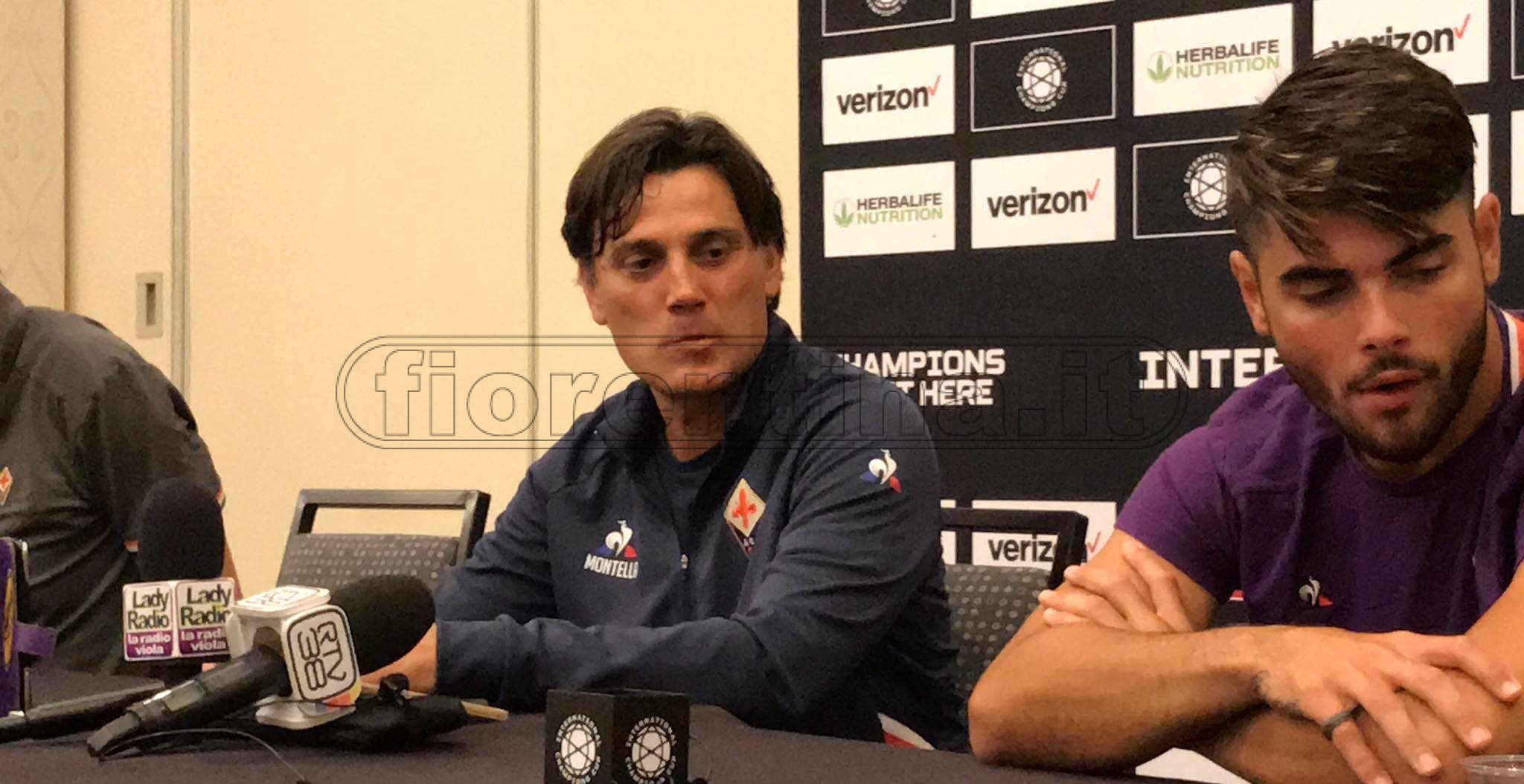 Montella: "Chiesa il solito di sempre. Mercato? Ho fiducia in Pradè" (VIDEO VI.IT)