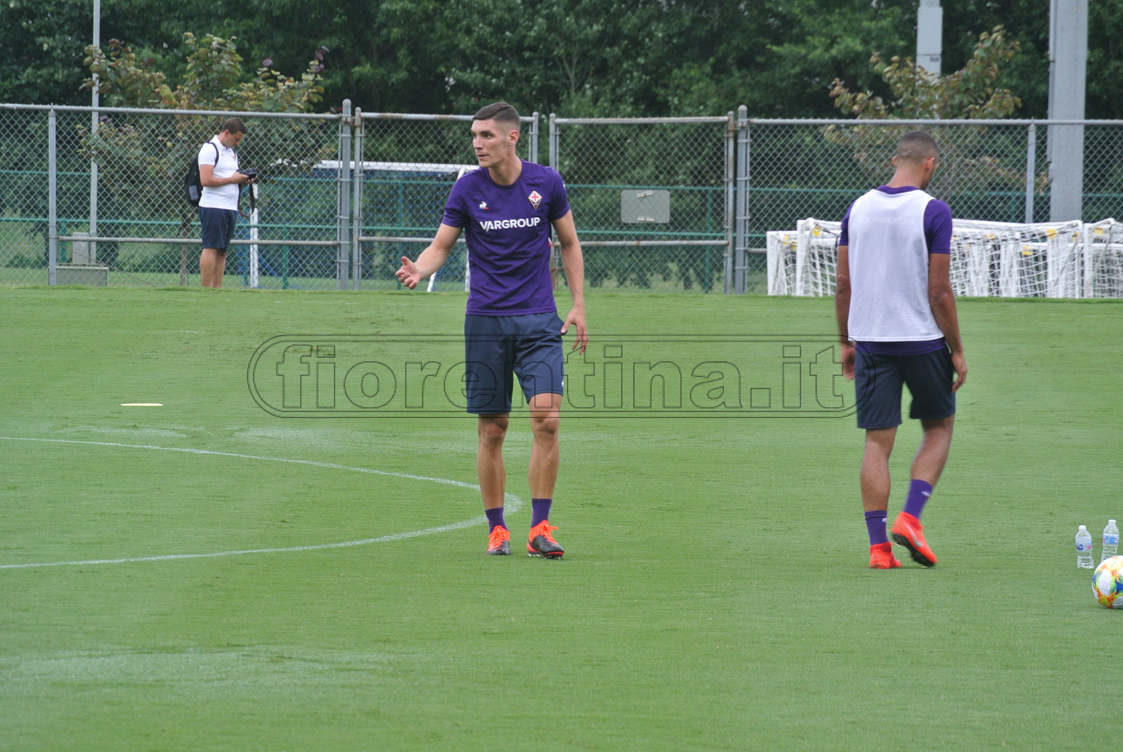 Primo allenamento a Charlotte - Milenkovic