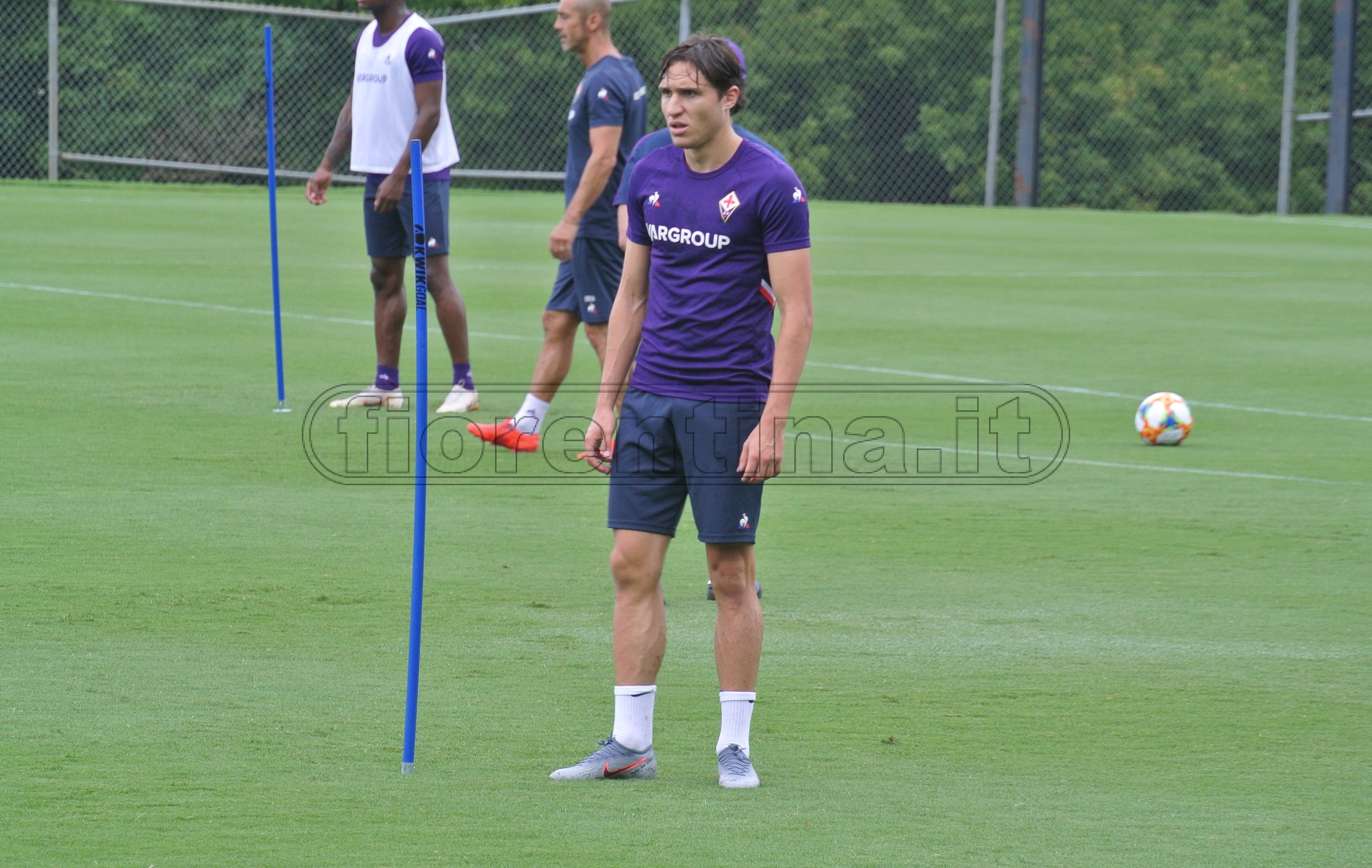 Primo allenamento a Charlotte - Chiesa