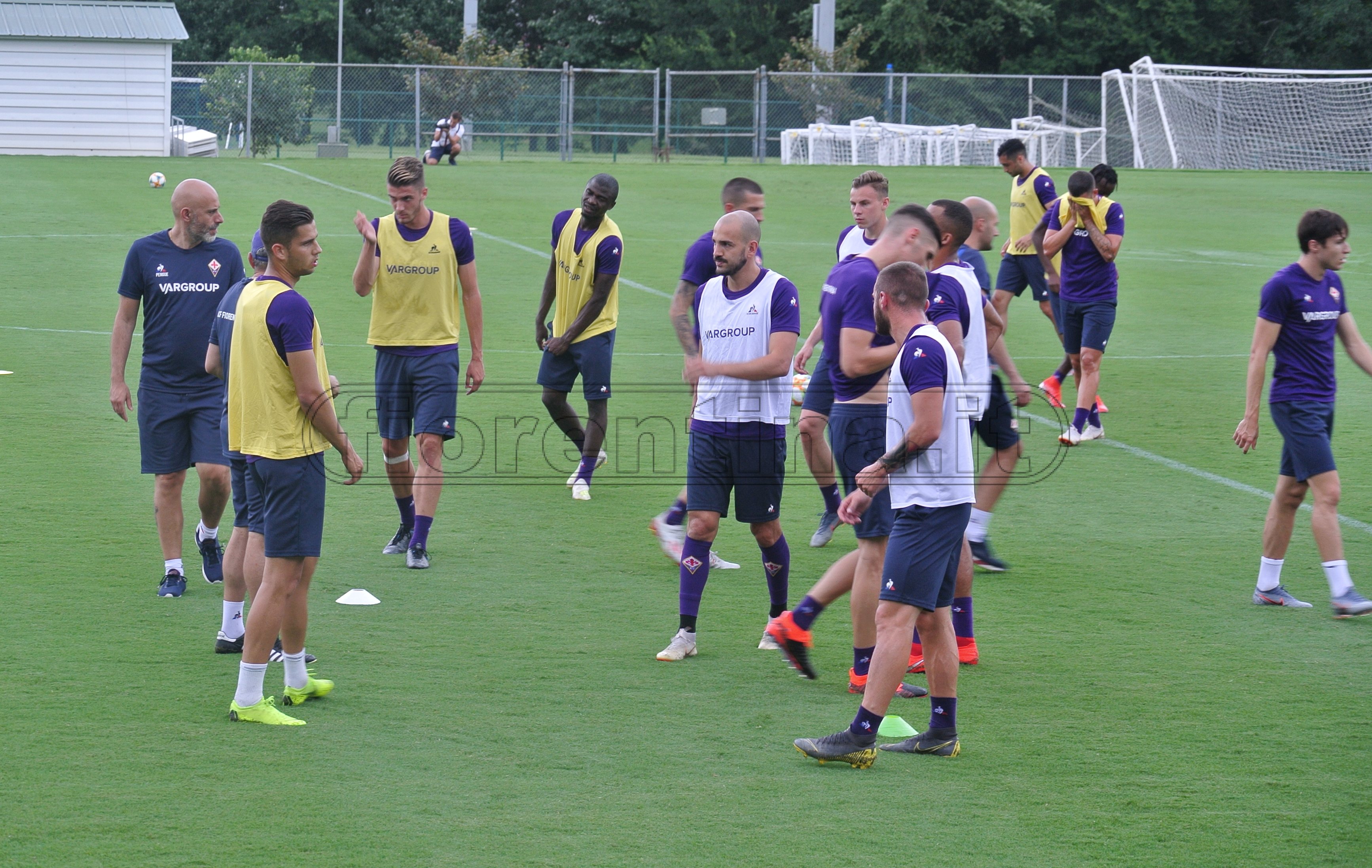 Primo allenamento a Charlotte