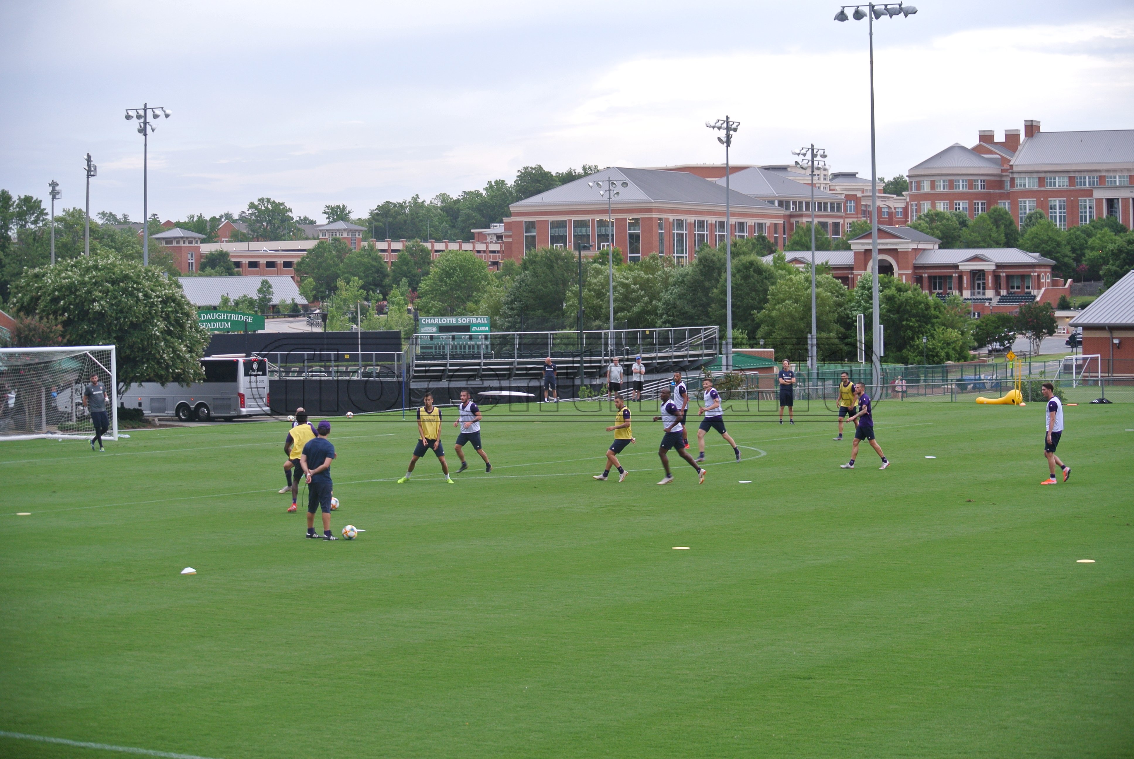 Primo allenamento a Charlotte