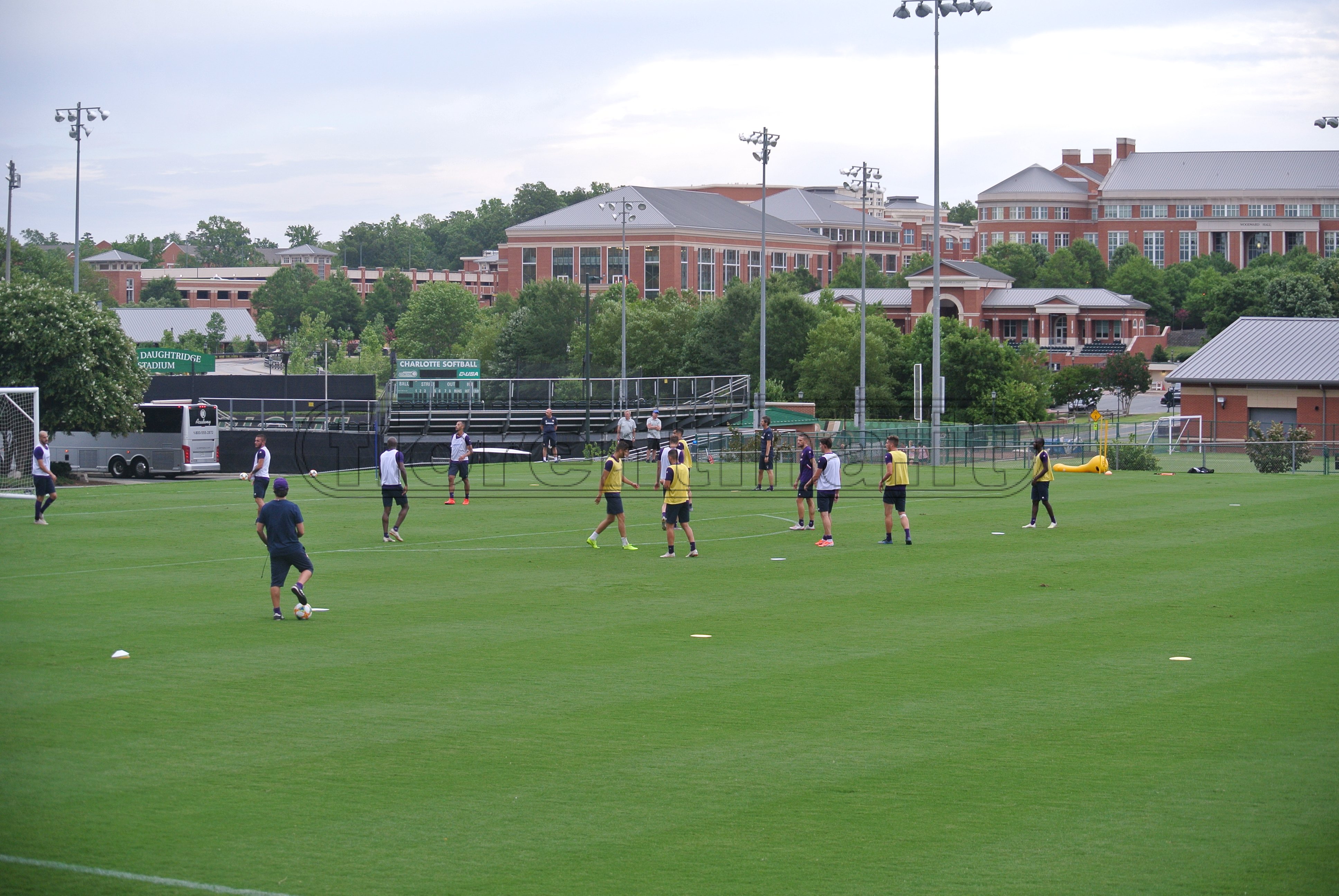 Primo allenamento a Charlotte