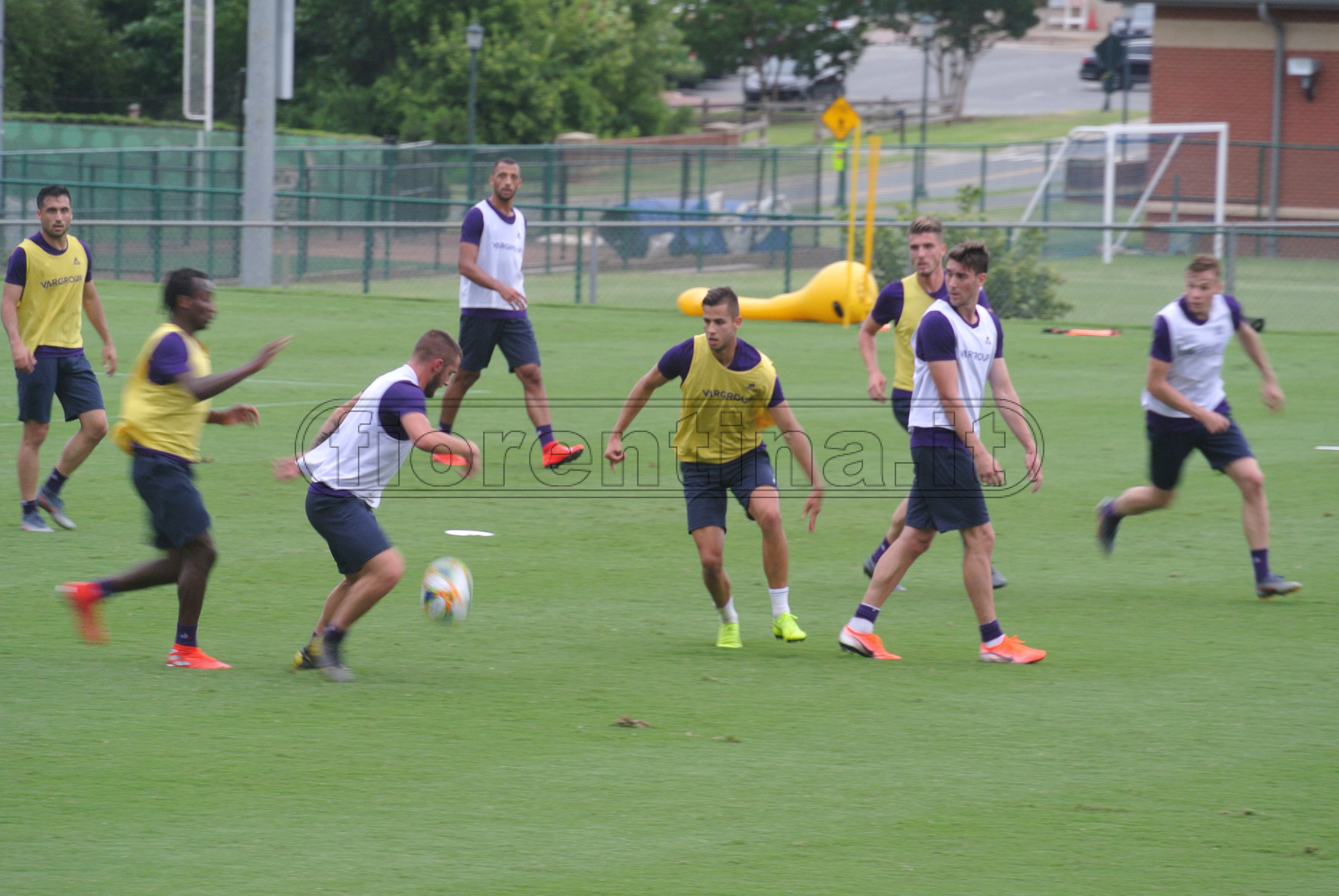 Primo allenamento a Charlotte