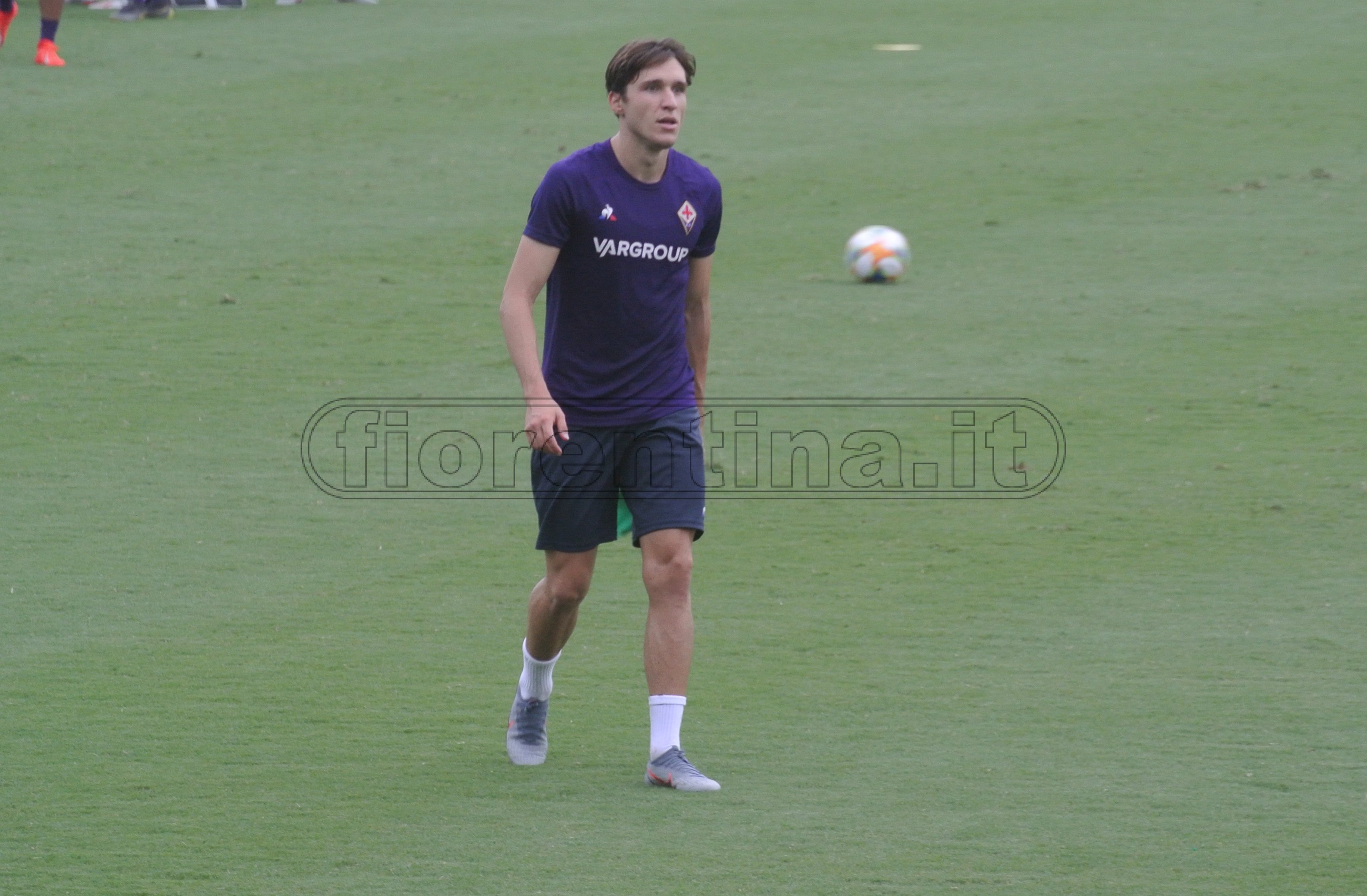 Primo allenamento a Charlotte - Chiesa