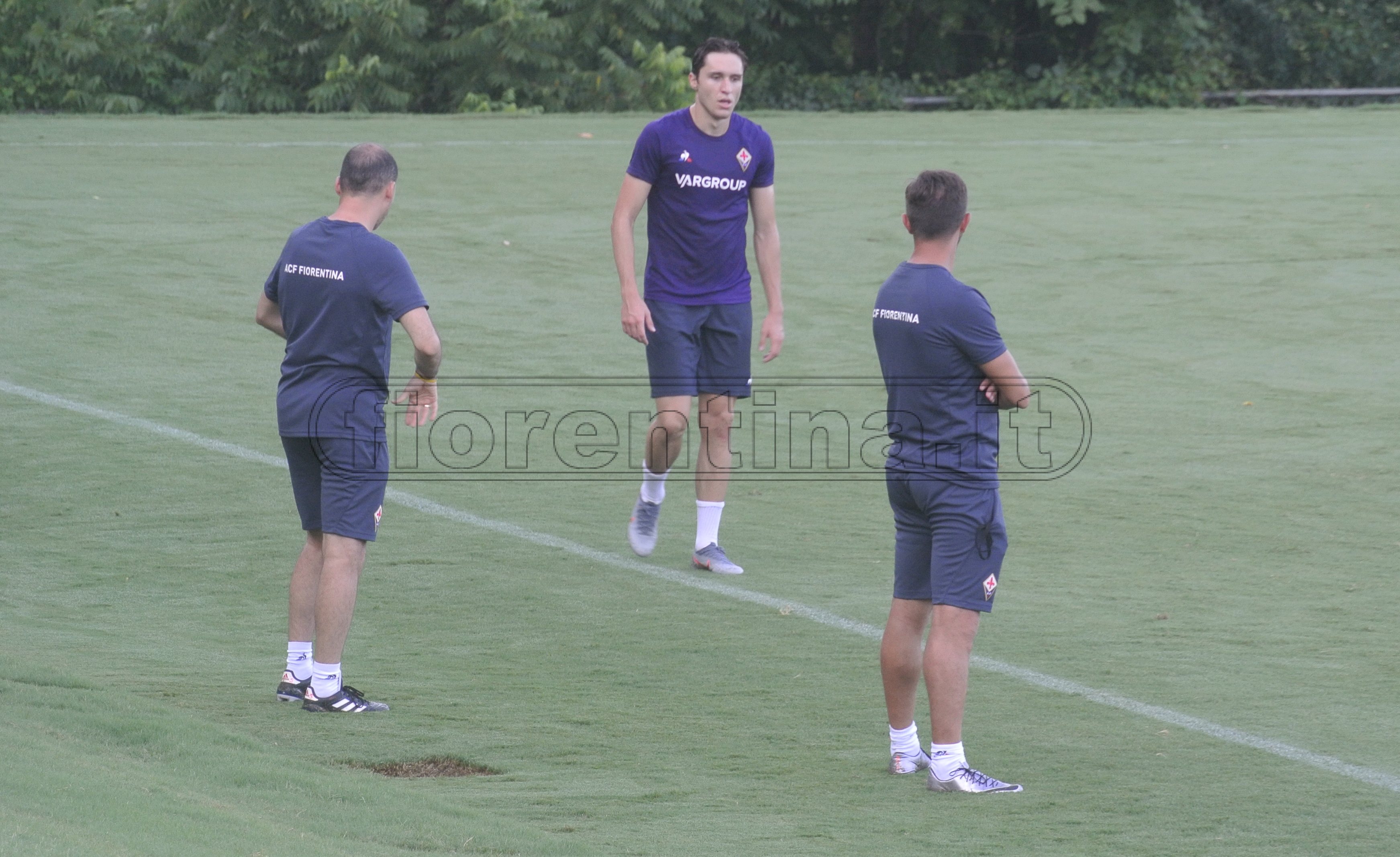 Le immagini dell'allenamento dei viola a Charlotte nella gallery di VI.IT