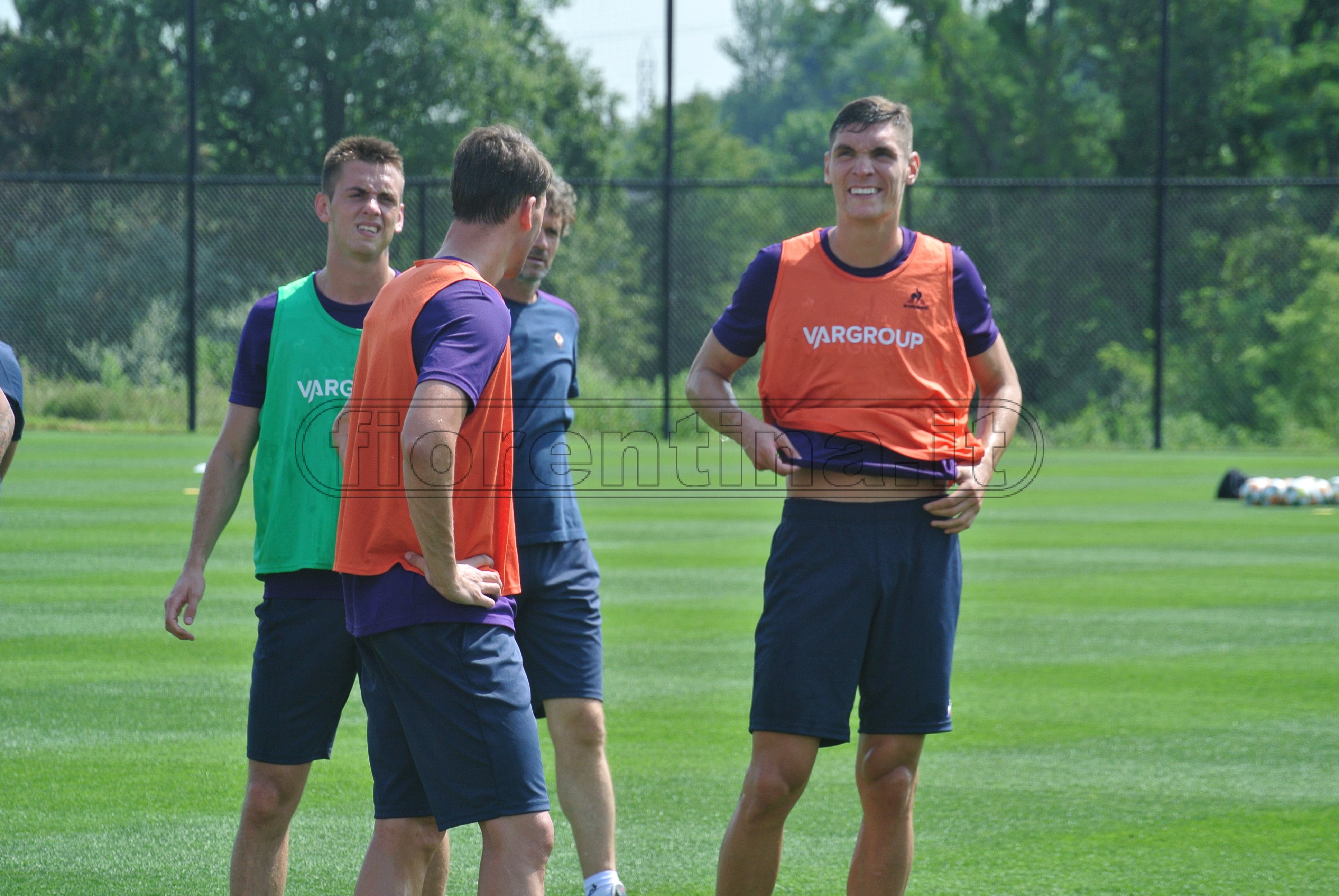 Nikola Milenkovic, allenamento