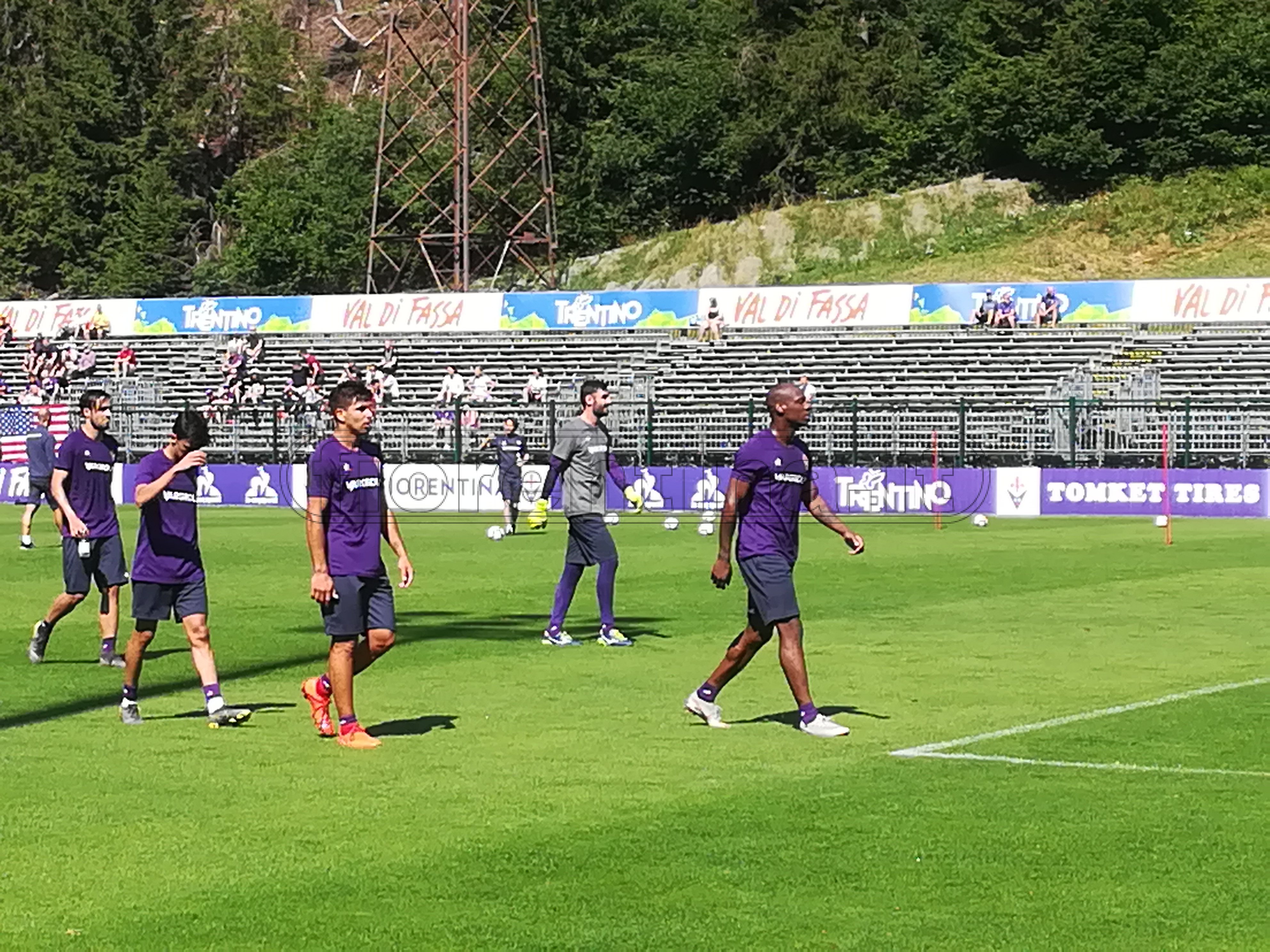 MOENA, viola in campo per l'allenamento mattutino: rileggi la cronaca di VI.IT