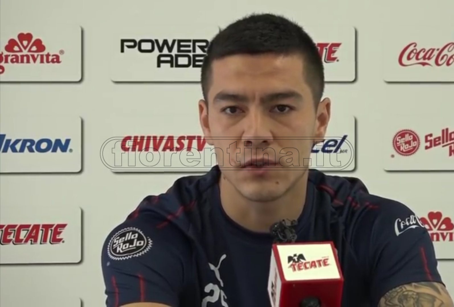 Chivas, Pérez: "Con la Fiorentina daremo il 100%. Sarà un test importante per crescere"