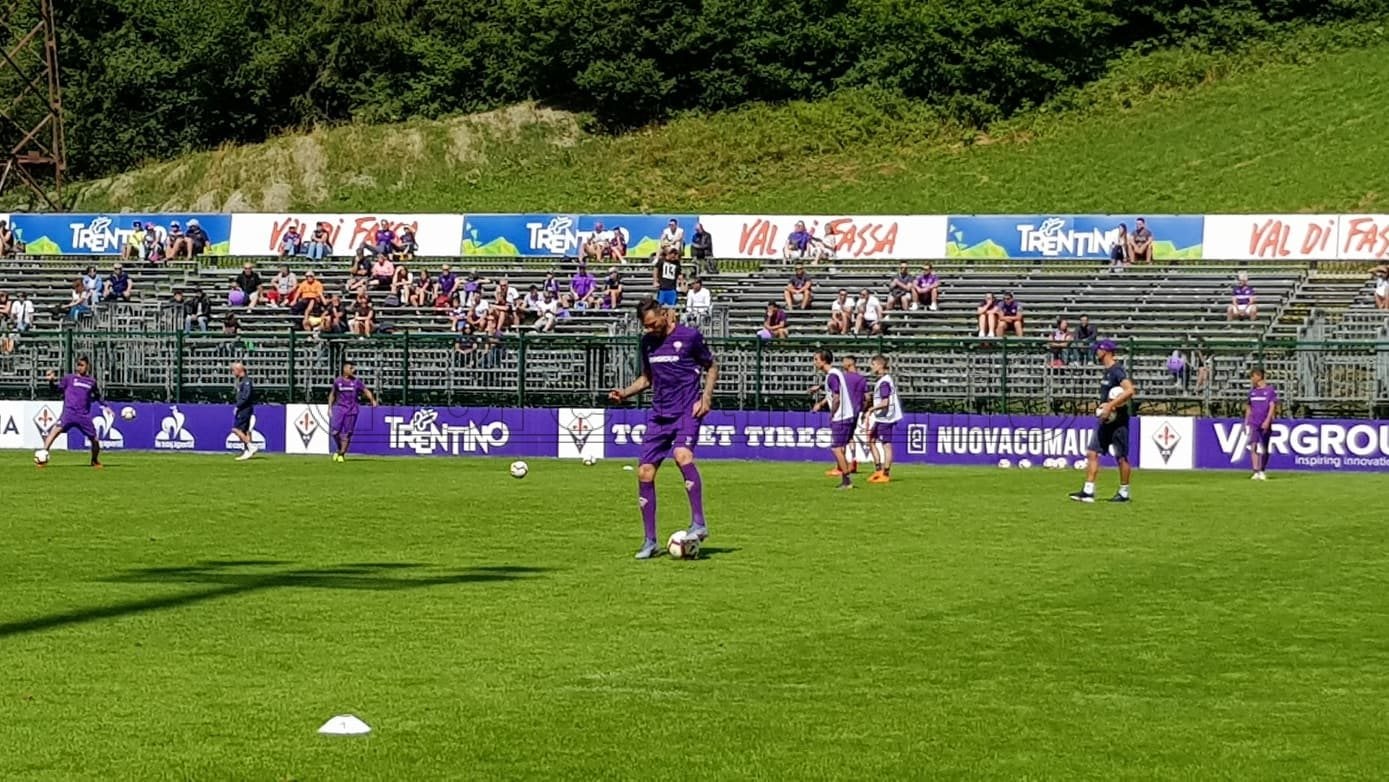 Moena, finito l'allenamento mattutino. Thereau prima in gruppo, a poi parte (VIDEO)