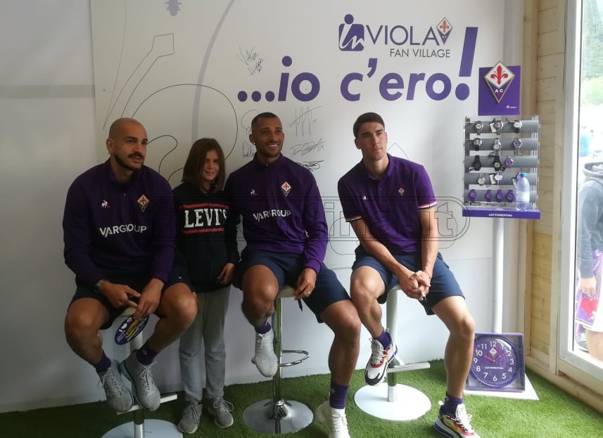 Moena, sessione di autografi per Vitor Hugo, Saponara e Dusan Vlahovic (FOTO)