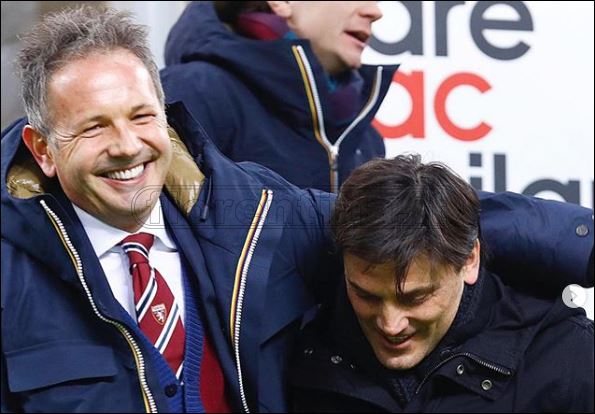 Montella a Mihajlovic: "Ti conosco da 25 anni. Non molli e non perdi mai" (FOTO)