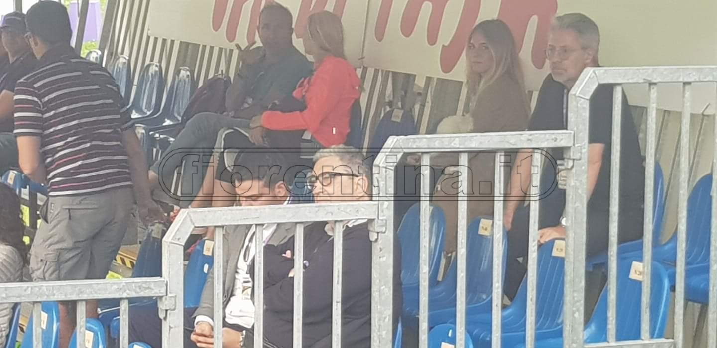Moena, Fiorentina-Benevento: in tribuna spunta l'ex dg del Genoa Perinetti (FOTO)