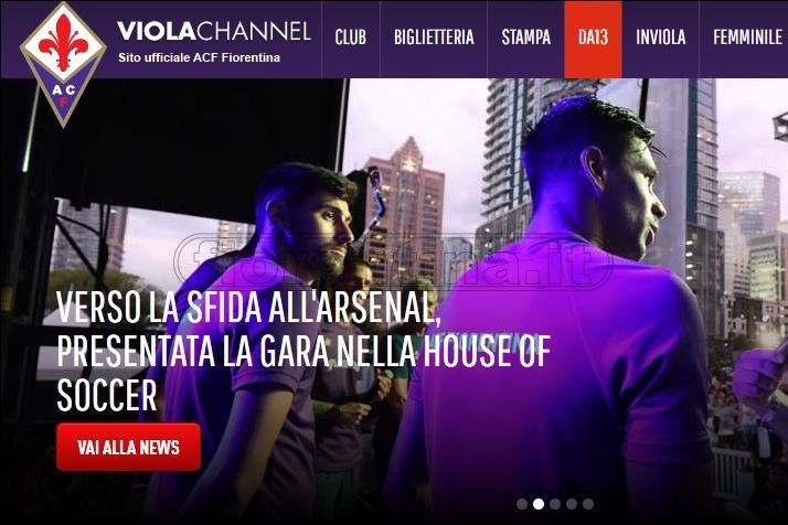 Fiorentina, restyling del sito: possibile addio a Violachannel
