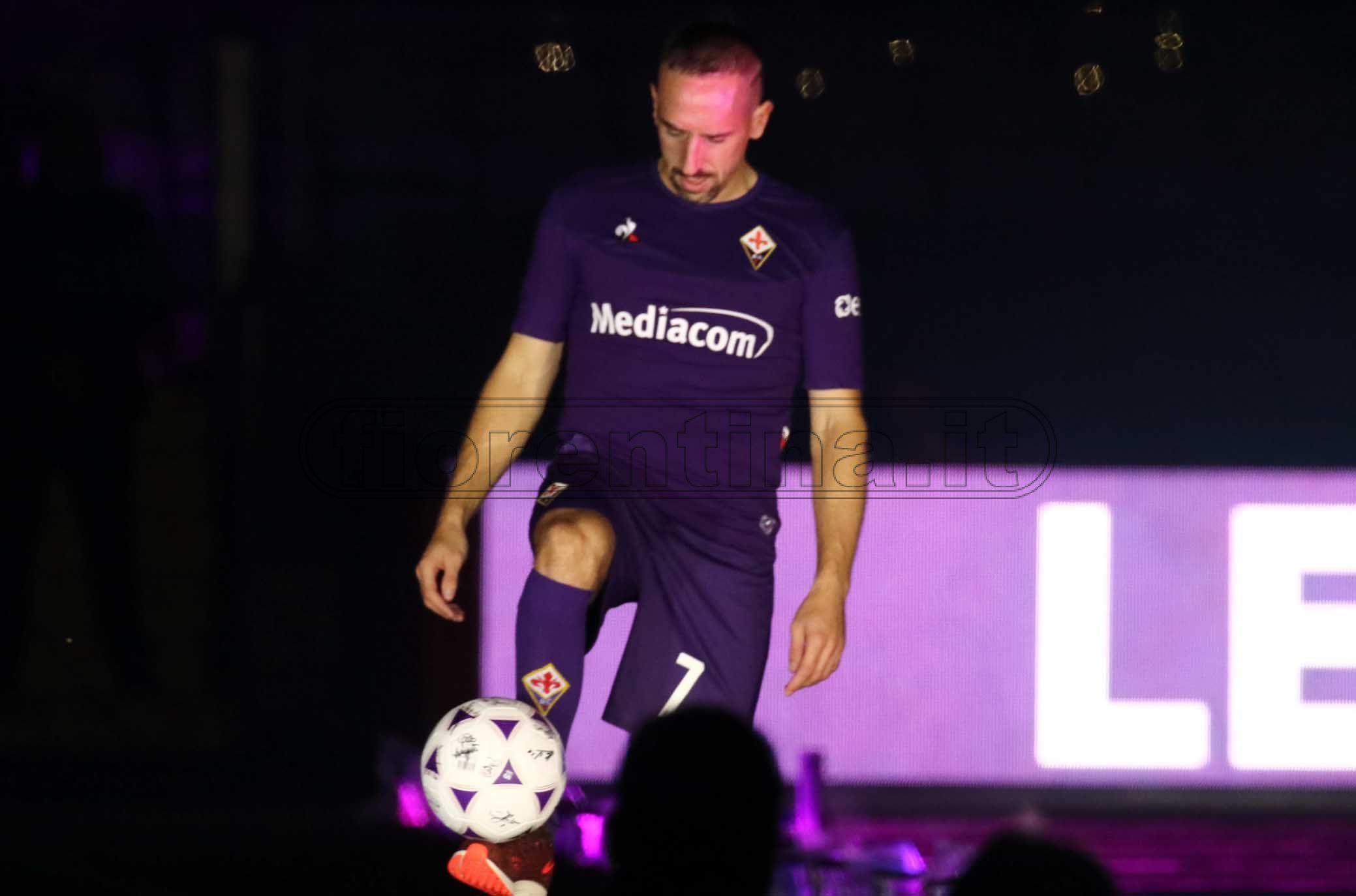 FIORENTINA 22-08-2019 PRESENTAZIONE DI FRANCK RIBERY AL FRANCHI. ROBERTO VICARIO/ SILPRESS