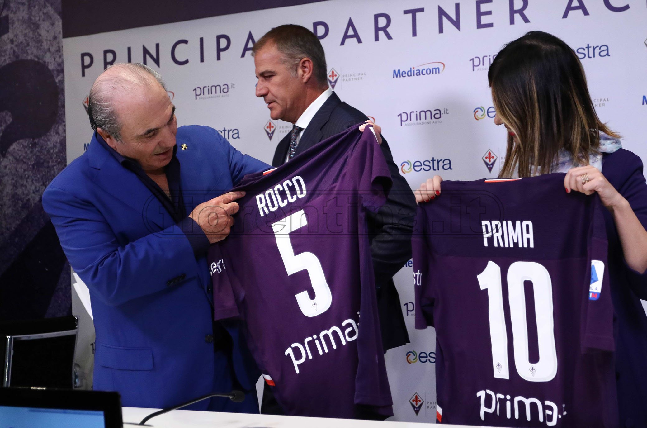 FIORENTINA 23-08-2019 PRESENTAZIONE SPONSOR. ROCCO COMMISSO. ROBERTO VICARIO/SILPRESS