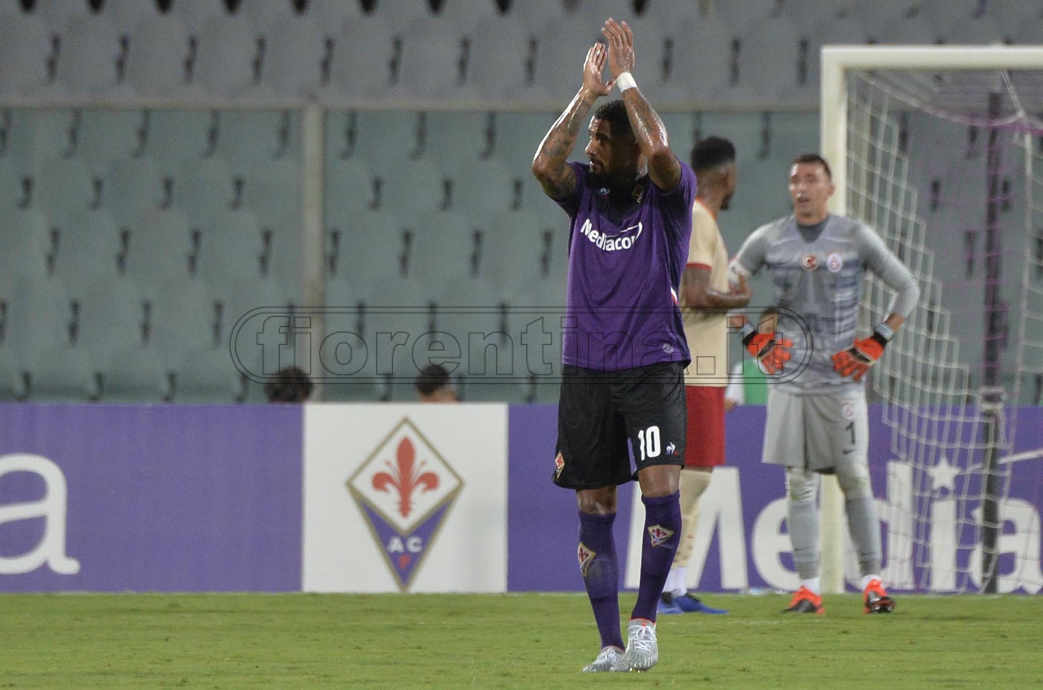 11/08/2019.FIORENTINA-GALATASARAY.ESULTANZA DI BOATENG.SILPRESS