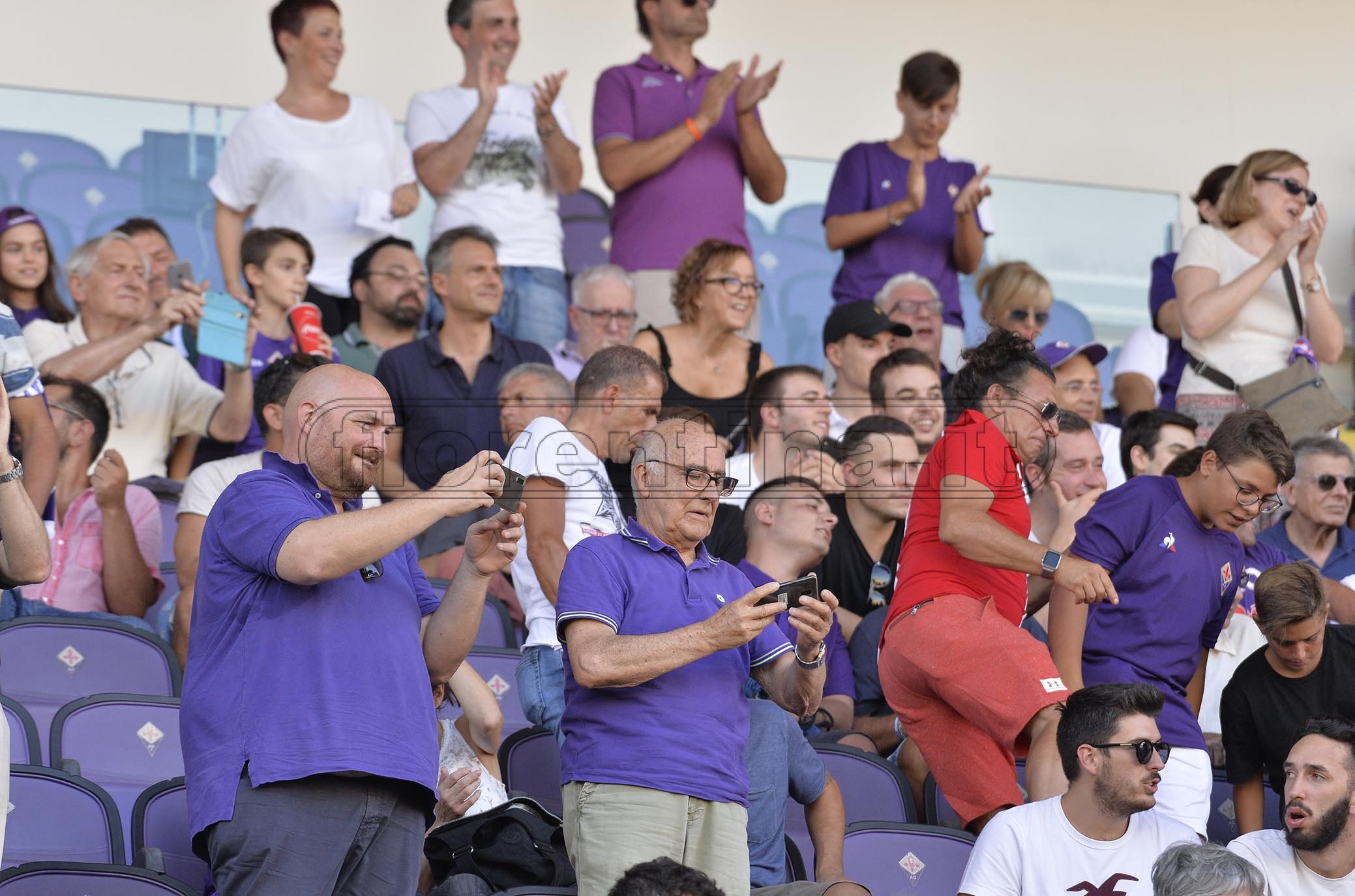 FIORENTINA - MONZA COPPA ITALIA 18-08-2019. TIFOSI DELLA FIORENTINA. GALASSI SILVANO/SILPRESS