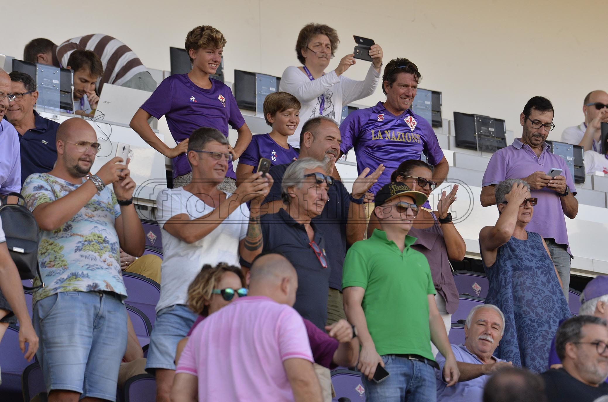 FIORENTINA - MONZA COPPA ITALIA 18-08-2019. TIFOSI DELLA FIORENTINA. GALASSI SILVANO/SILPRESS