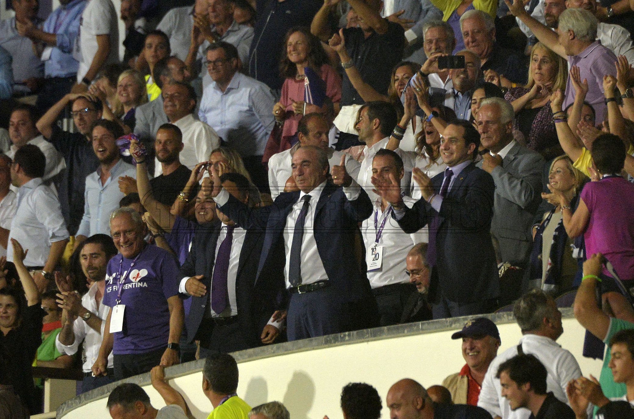 FIORENTINA-NAPOLI 24-08-2019 ESULTANZA DI ROCCO COMMISSO 3-3. GALASSI SILVANO/SILPRESS