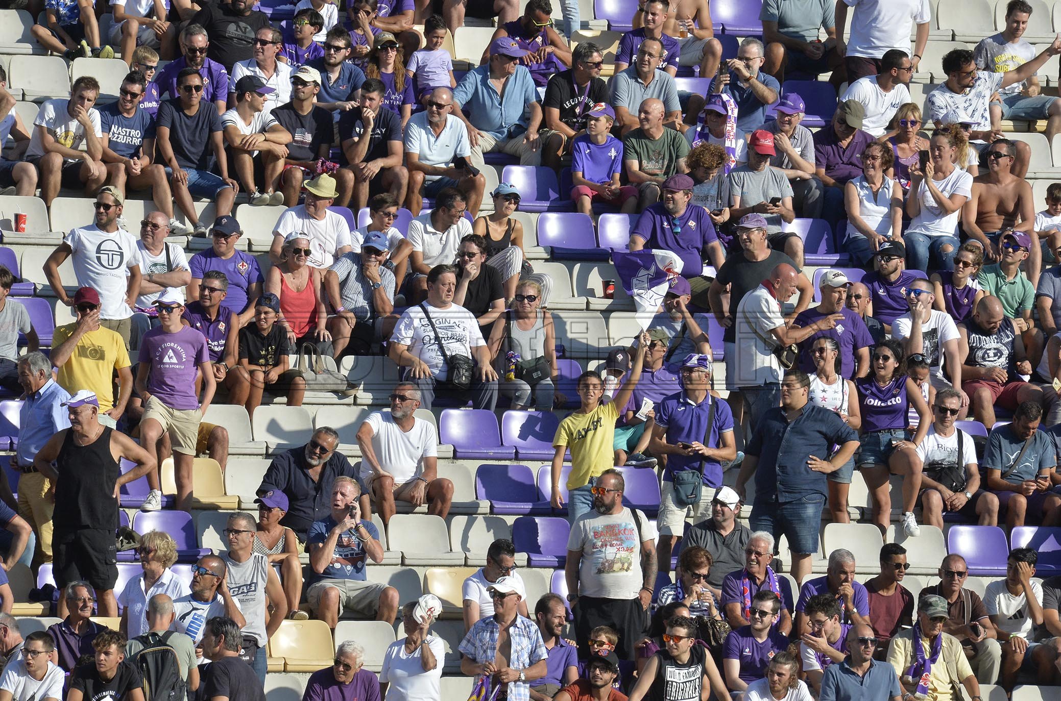 FIORENTINA - MONZA COPPA ITALIA 18-08-2019. TIFOSI DELLA FIORENTINA. GALASSI SILVANO/SILPRESS